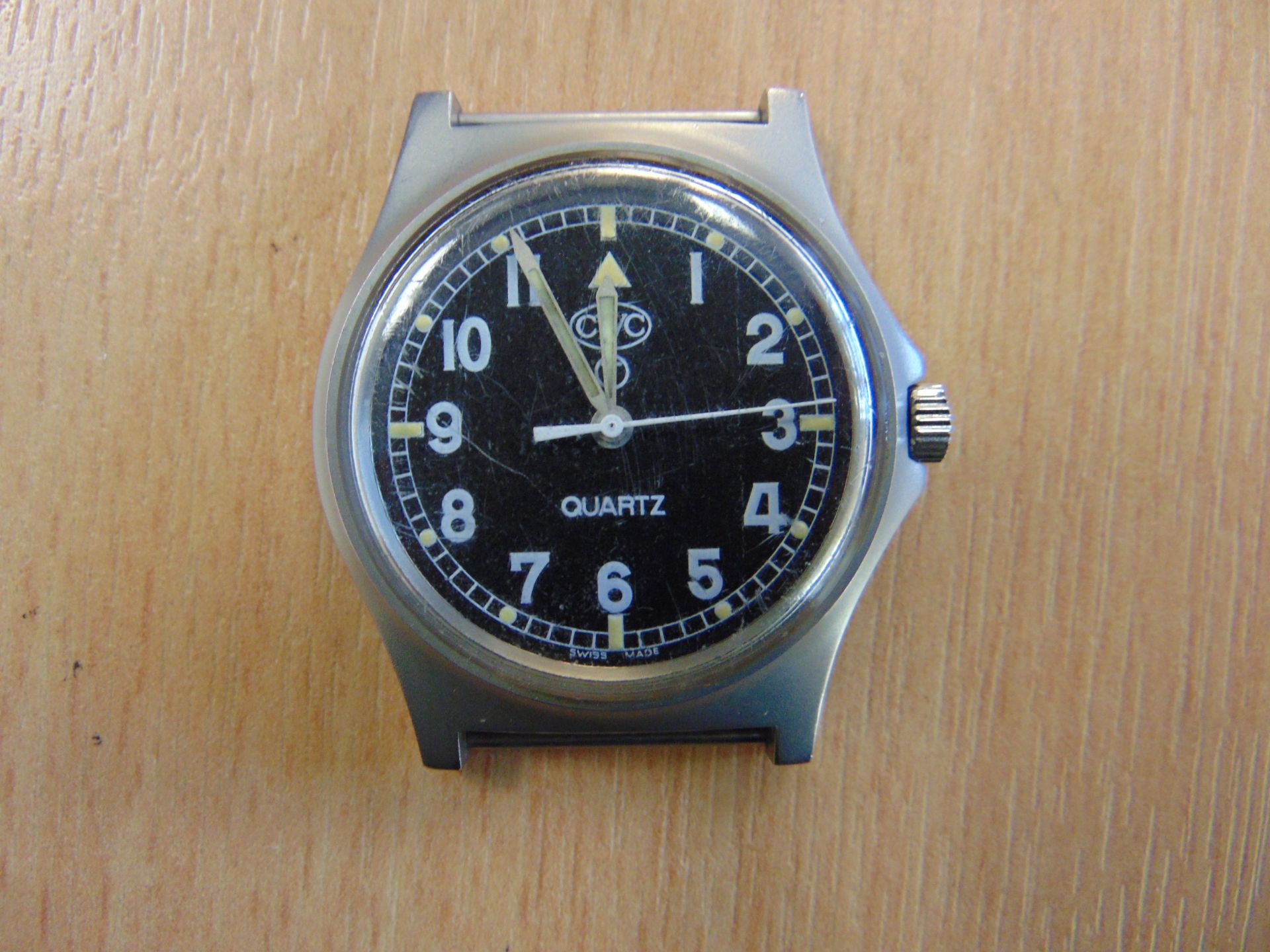 VERY NICE CWC W10 SERVICE WATCH WATER PROOF TO 5 ATM NATO MARKED DATED 2006 - Image 4 of 12