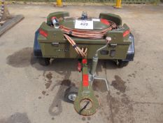 AIRCRAFT STARTER TROLLEY C/W BATTERIES AND LEADS