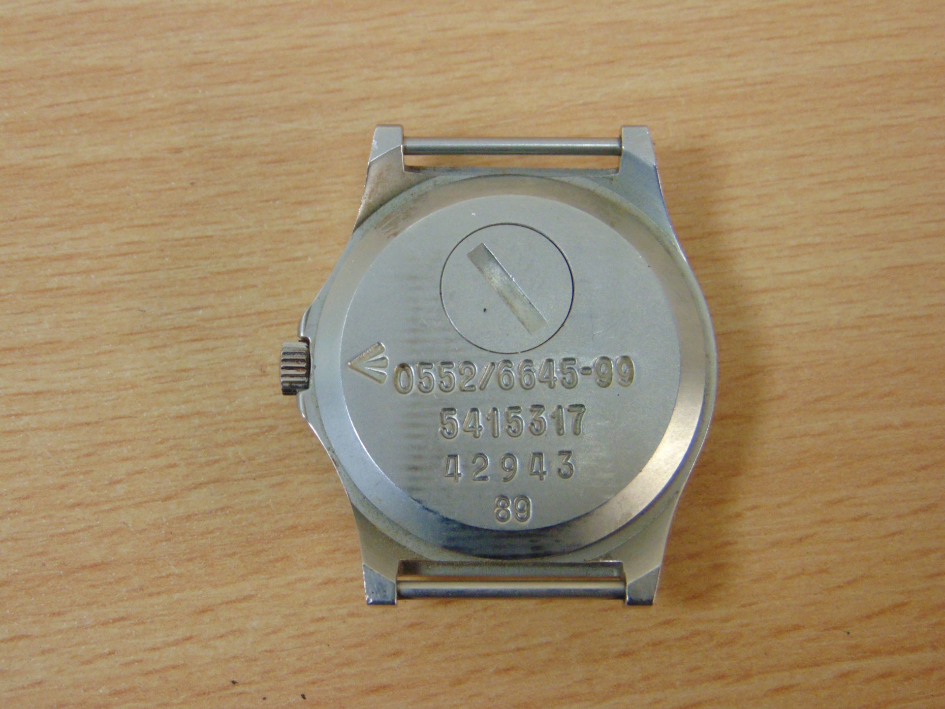 VERY RARE 0552 CWC ROYAL MARINES ISSUE SERVICE WATCH DATE 1989 (GULF WAR) - Image 7 of 9