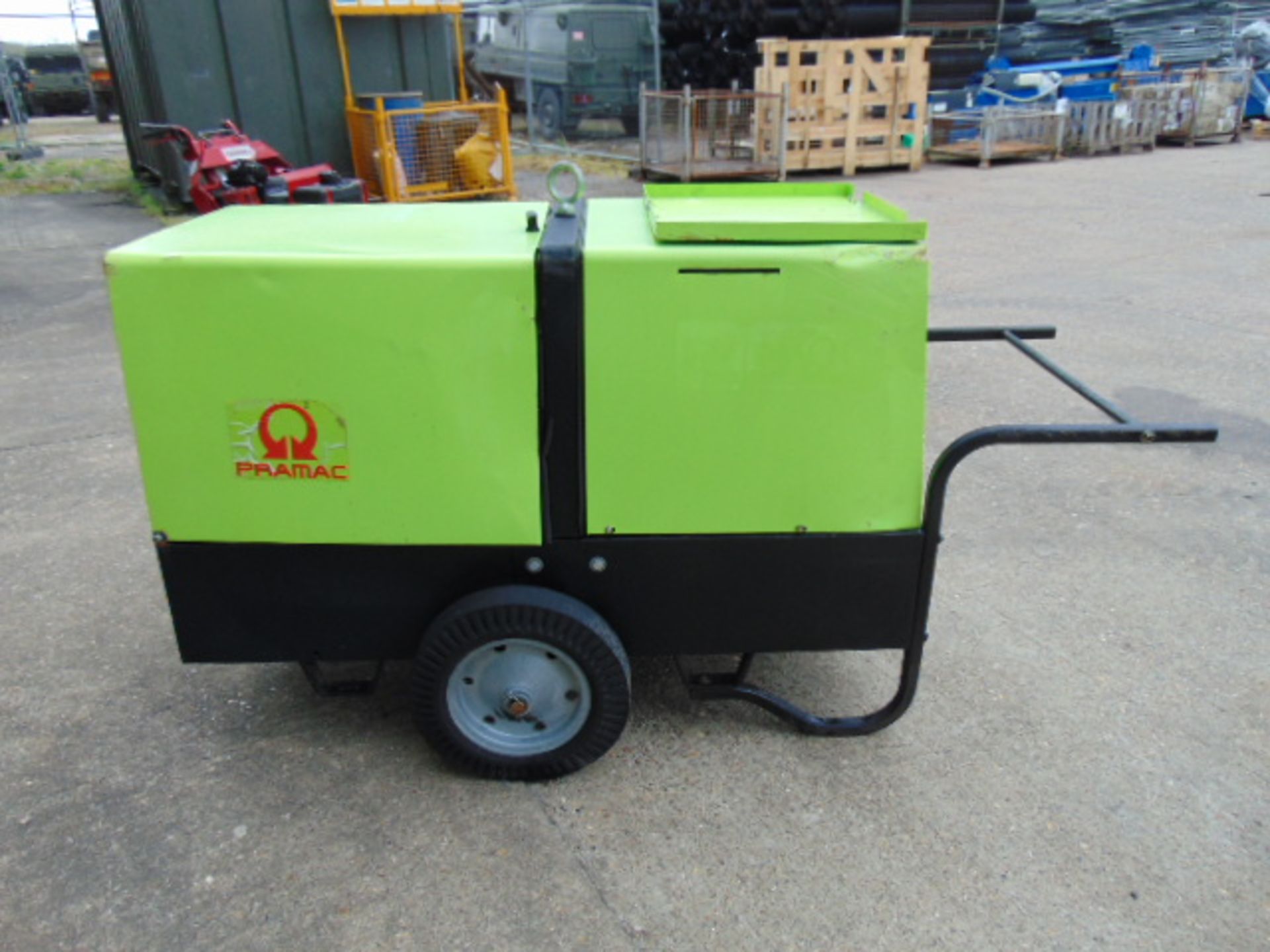 Pramac P11000 Single Phase 10.3 KVA Yanmar Diesel Silenced Generator 1,641 HRS ONLY - Image 4 of 12