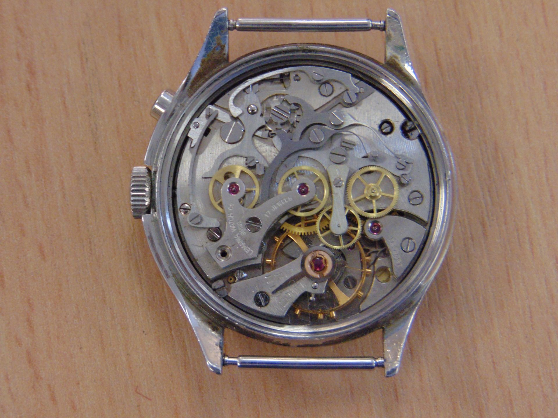 VERY RARE LEMONIA INCABLOC 6BB/924-3306 RAF ISSUE PILOTS CHRONO DATED 1967 - Image 7 of 10