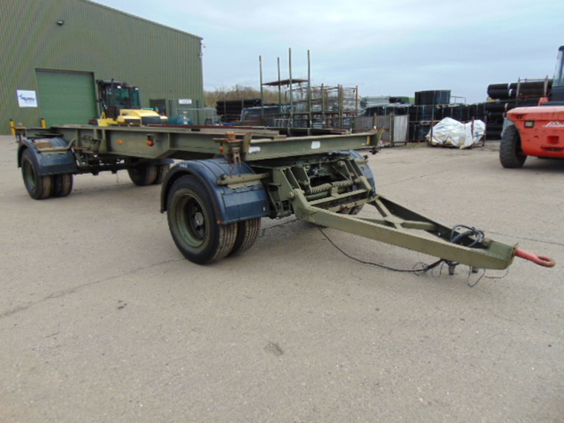 King DB20 2 axle drawbar skeletal trailer - Image 4 of 21