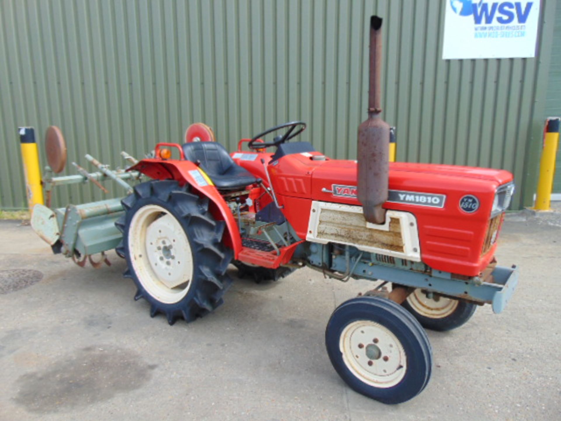 Yanmar YM1810 Compact Tractor c/w Rotavator ONLY 290 HOURS!