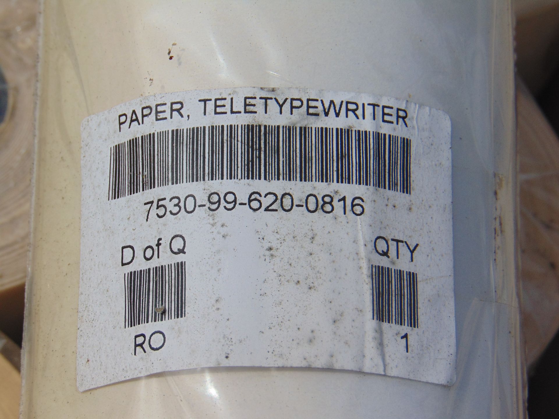 250X ROLLS TELEPRINTER PAPER - Image 5 of 5