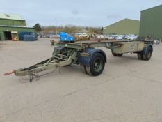 King DB20 2 axle drawbar skeletal trailer