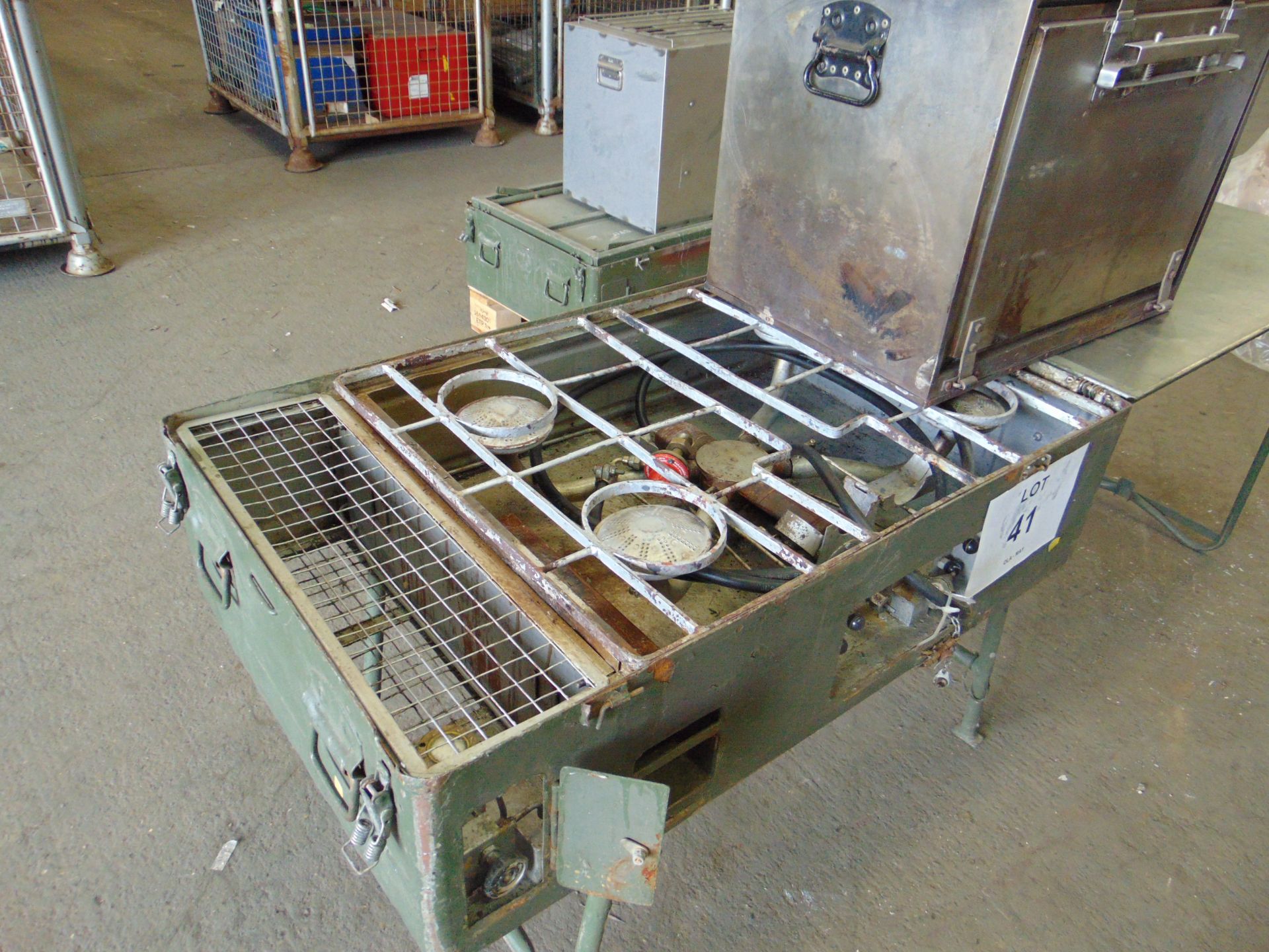 BRITISH ARMY N.5 GAS COOKING SET C/W OVEN ETC - Image 3 of 6