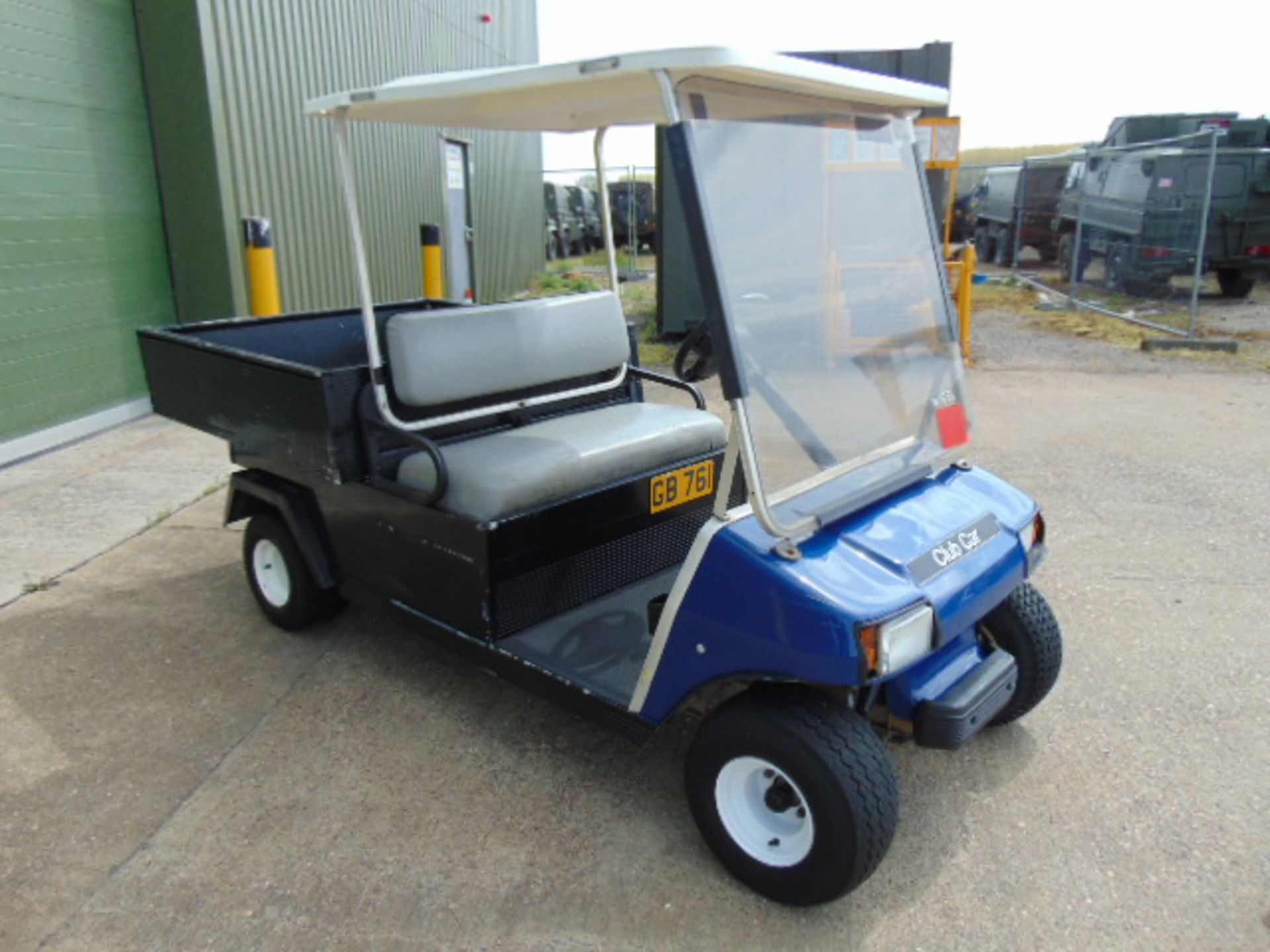 Club Car 2 Seater Golf Buggy / Estate Vehicle C/W Tipping Rear Body - Image 3 of 13