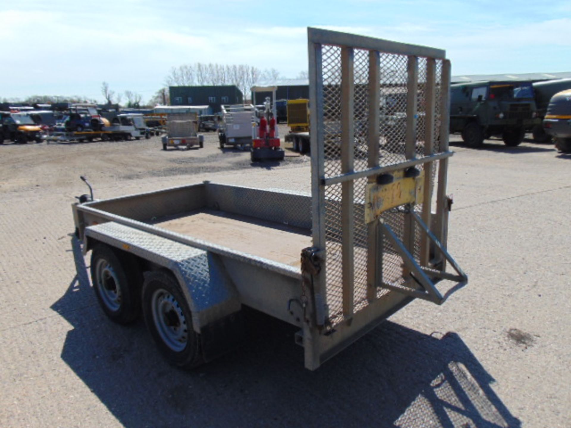 Indespension 2.7 Tonne Twin Axle Plant Trailer c/w Ramps - Image 8 of 16