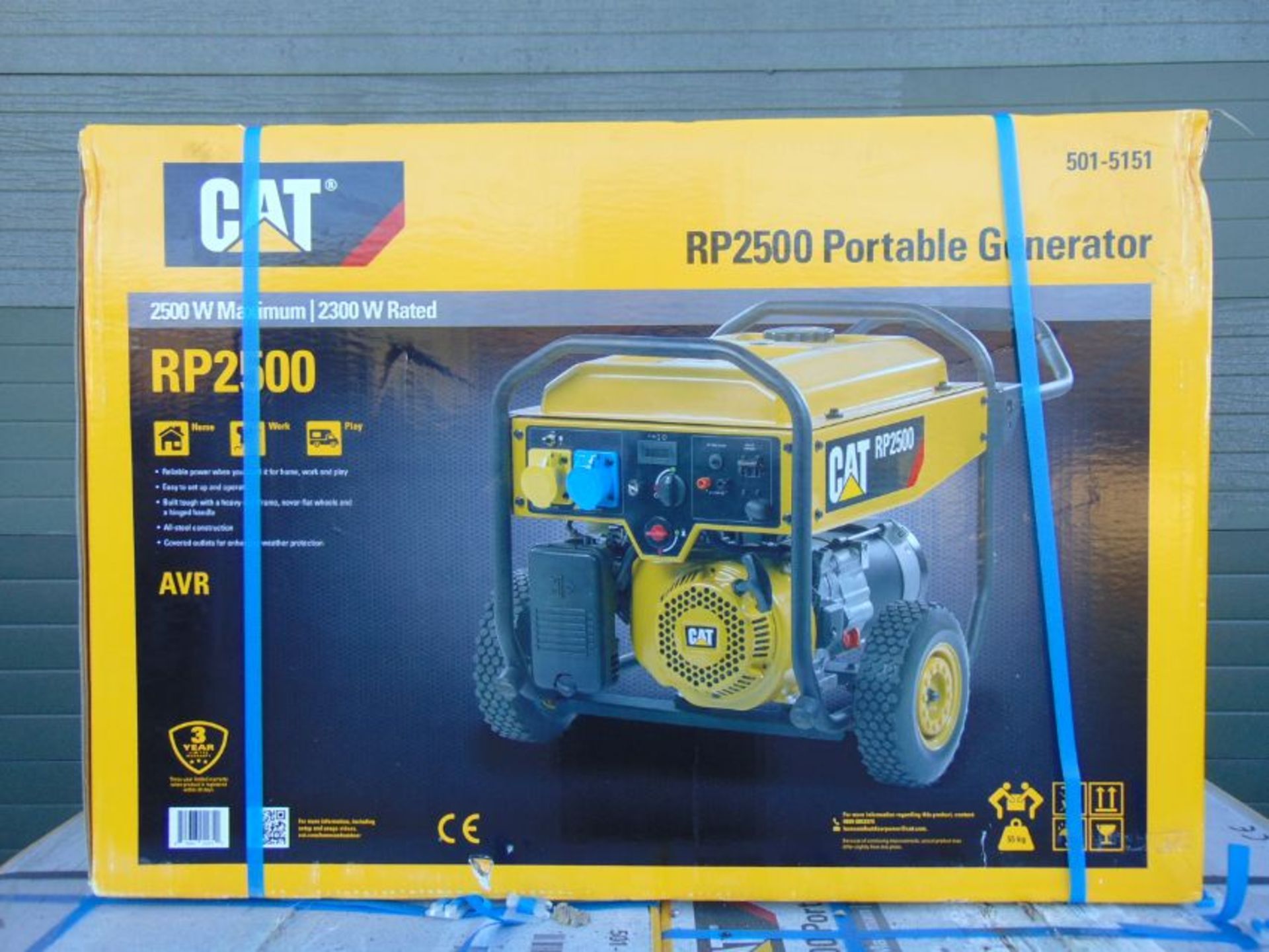 UNISSUED Caterpillar RP2500 Industrial Petrol Generator Set