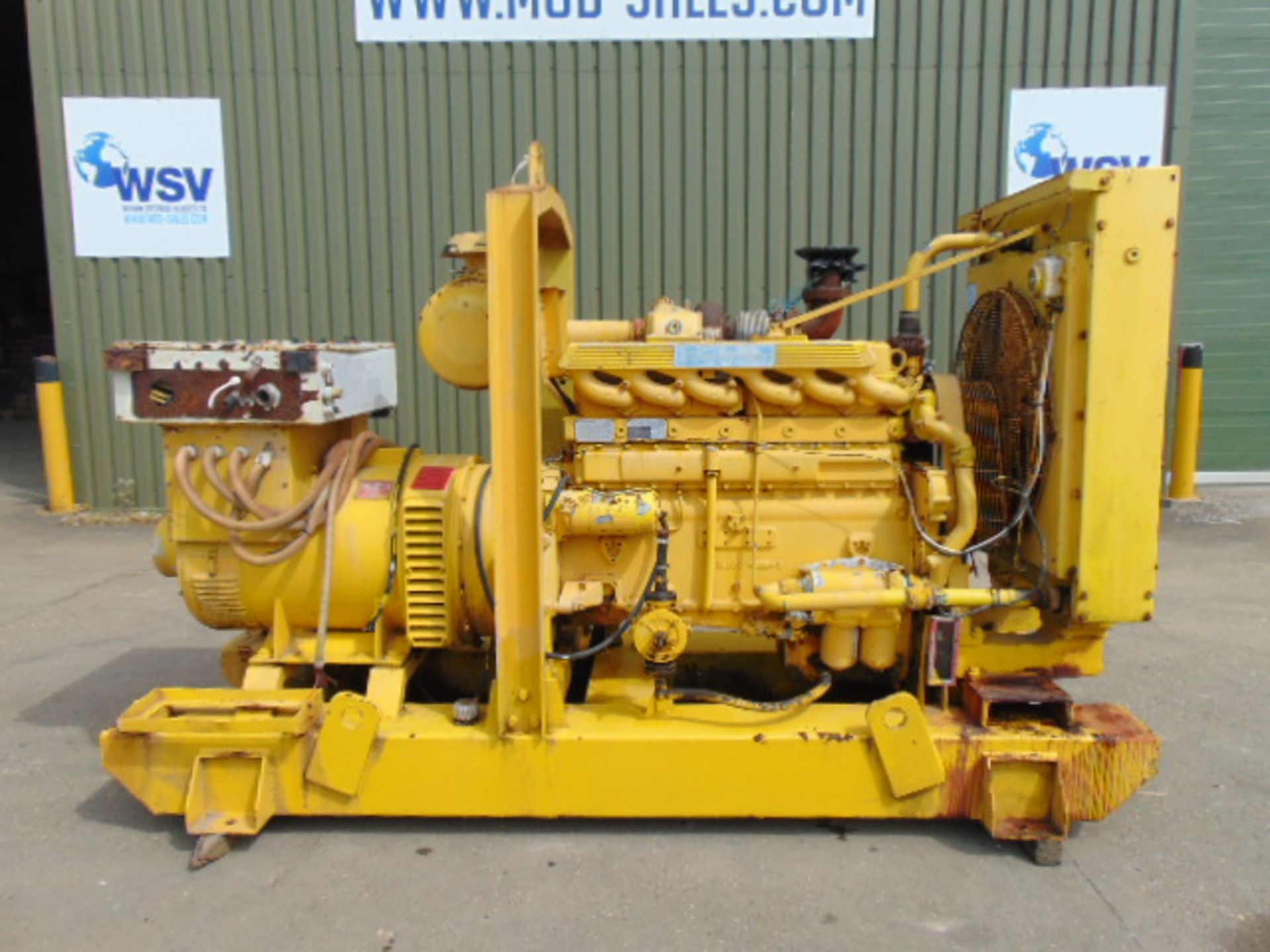 Rolls Royce Diesel Powered Newage Stamford 125KVA Generator with control panel ONLY 280 HOURS!