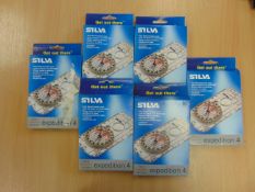 6X SILVA EXPEDITION 4 MAP READING COMPASSES ** NEW & UNISSUED