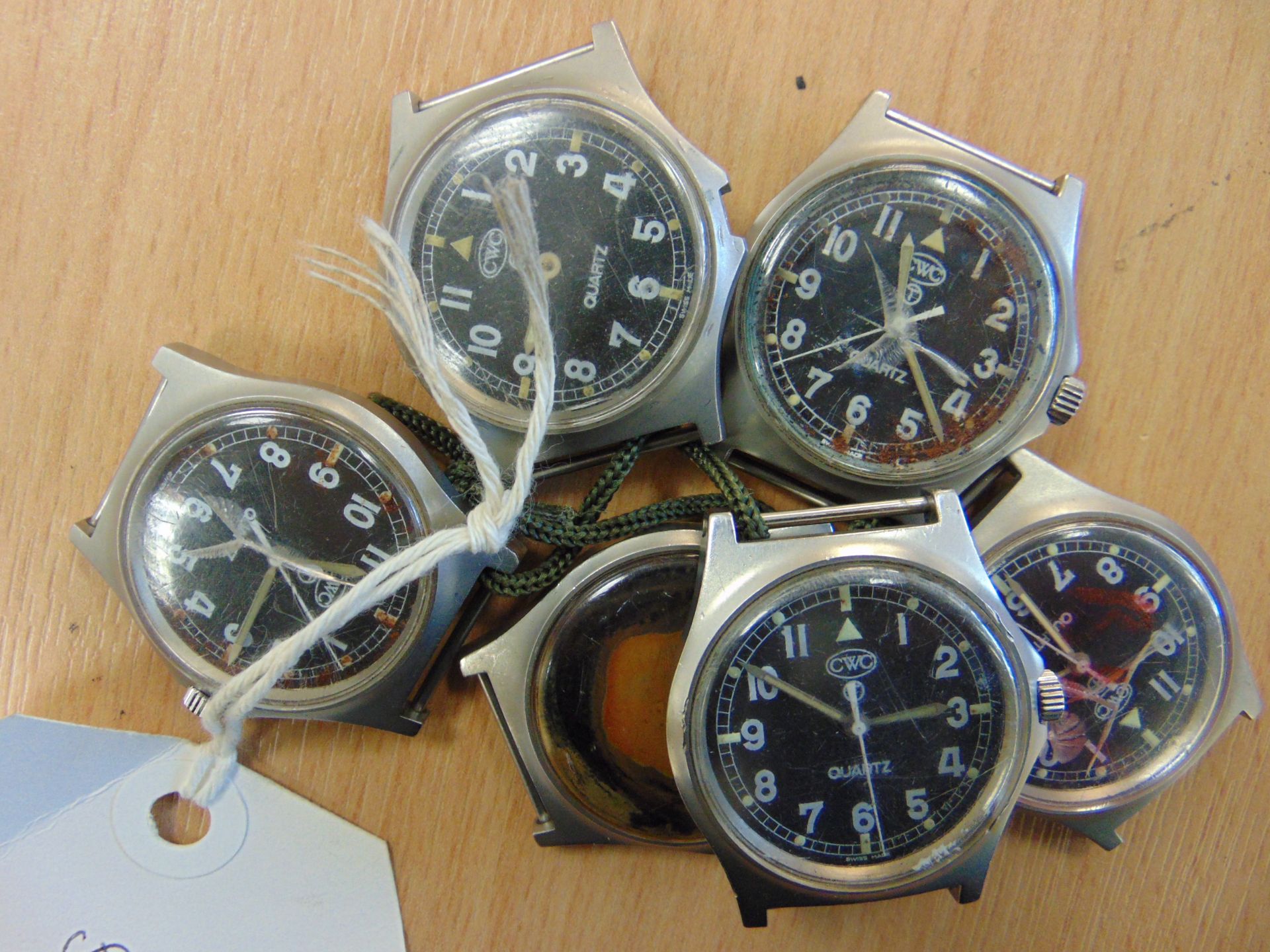 6X CWC W10 0552 SERVICES WATCHES - SPARES OR REPAIR