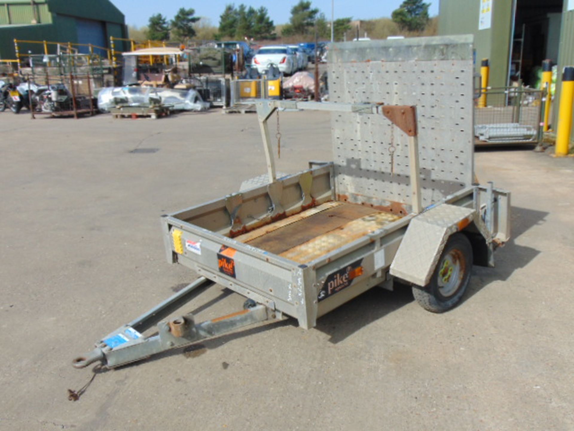 Aluminium 2 Wheel Plant Trailer c/w Rear Ramp - Image 3 of 14