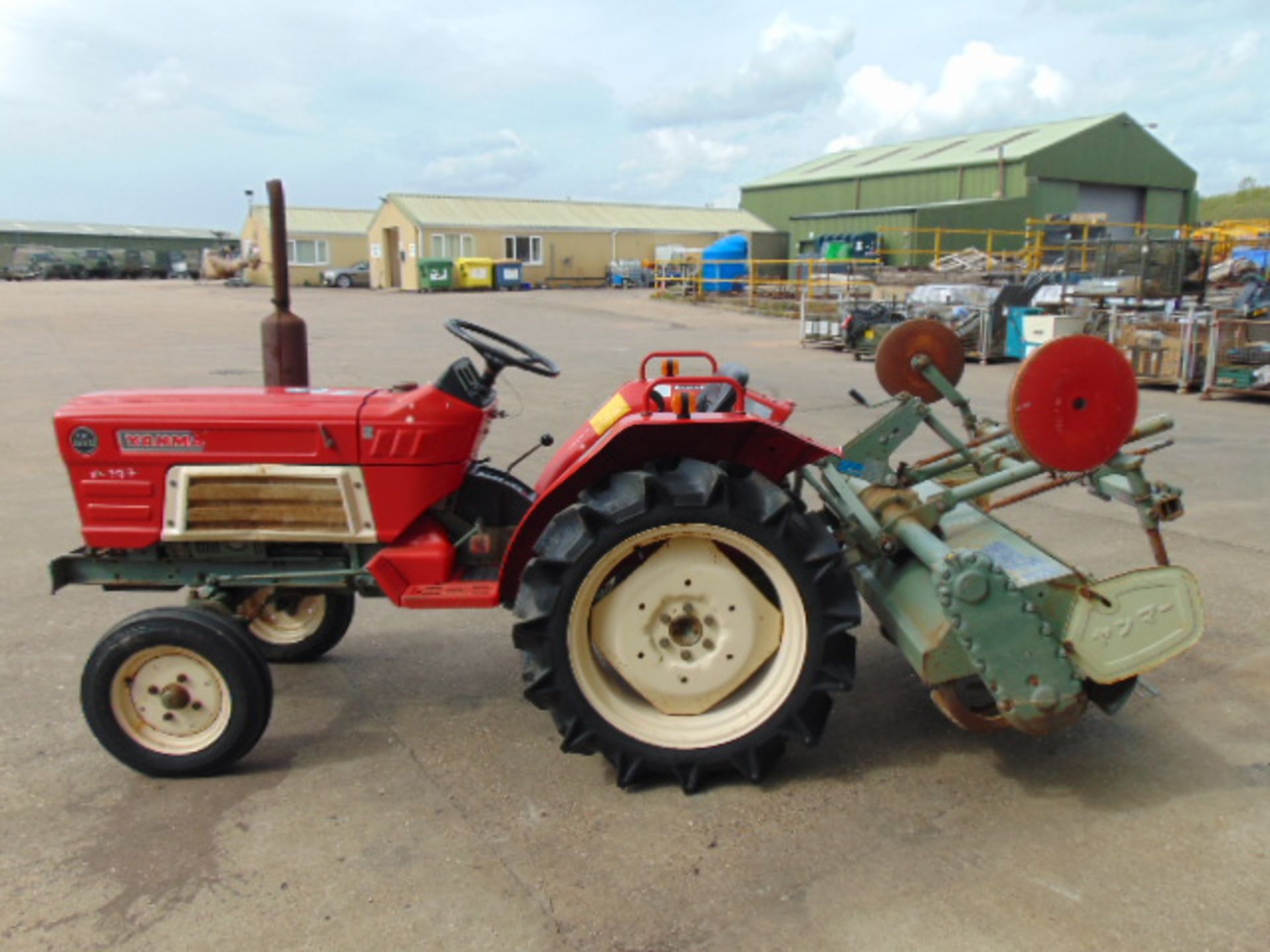 Yanmar YM1810 Compact Tractor c/w Rotavator ONLY 290 HOURS! - Image 15 of 23