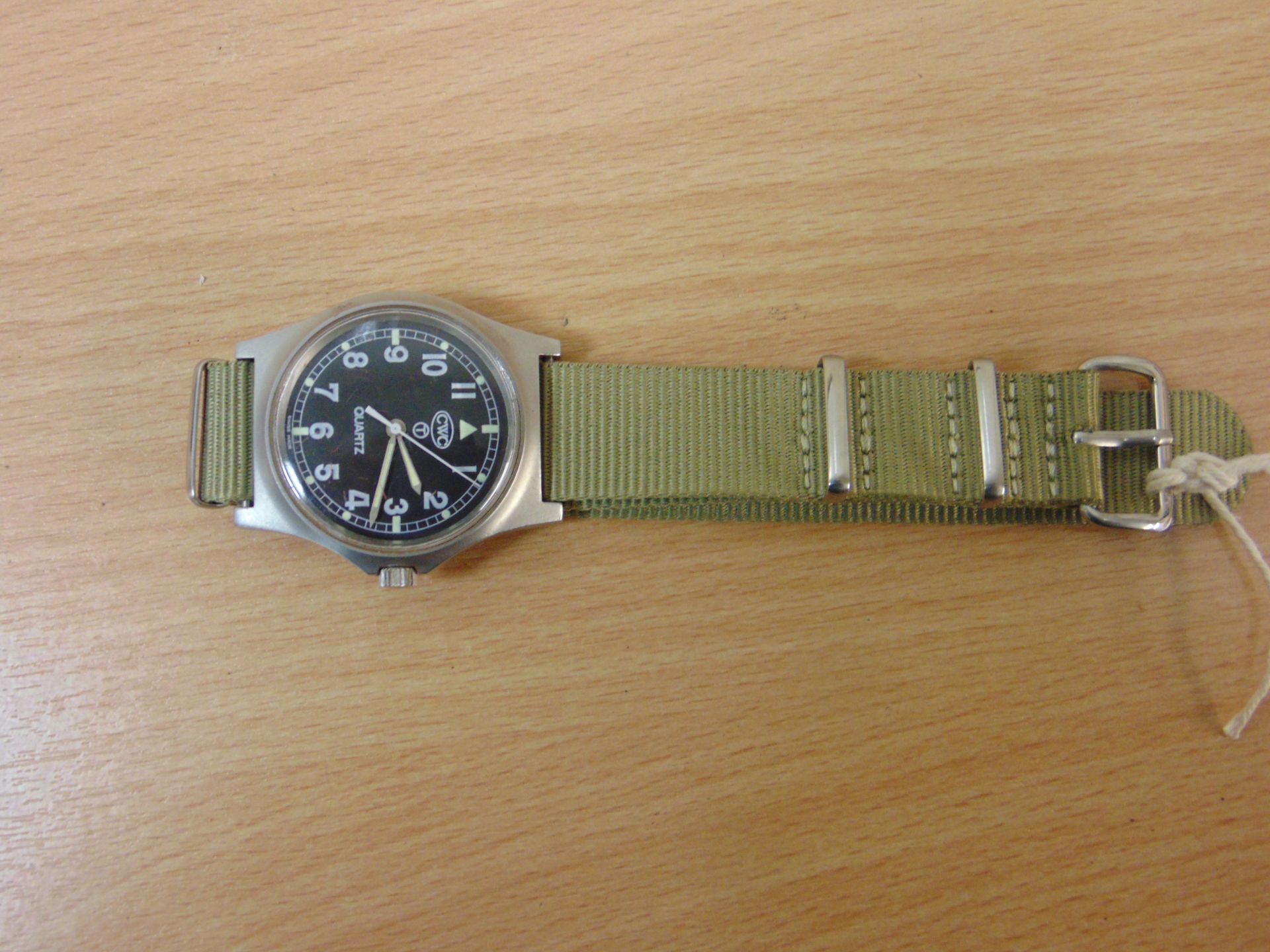 VERY RARE 0552 CWC ROYAL MARINES ISSUE SERVICE WATCH DATE 1989 (GULF WAR) - Image 5 of 9