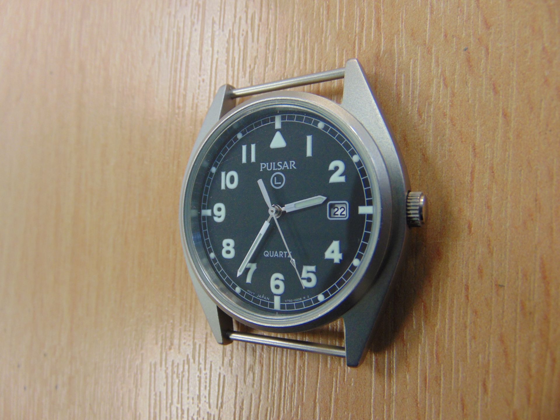 UNISSUED PULSAR W10 SERVICE WATCH NATO MARKED DATED 1999 ORIGINAL STRAP AND NEW BATTERY - Image 5 of 12