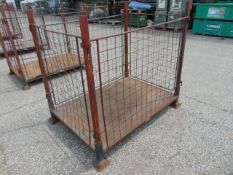 Steel Stacking Stillage with removeable sides and corner posts