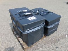 2 x Large Waterproof Rubber Storage Containers as shown