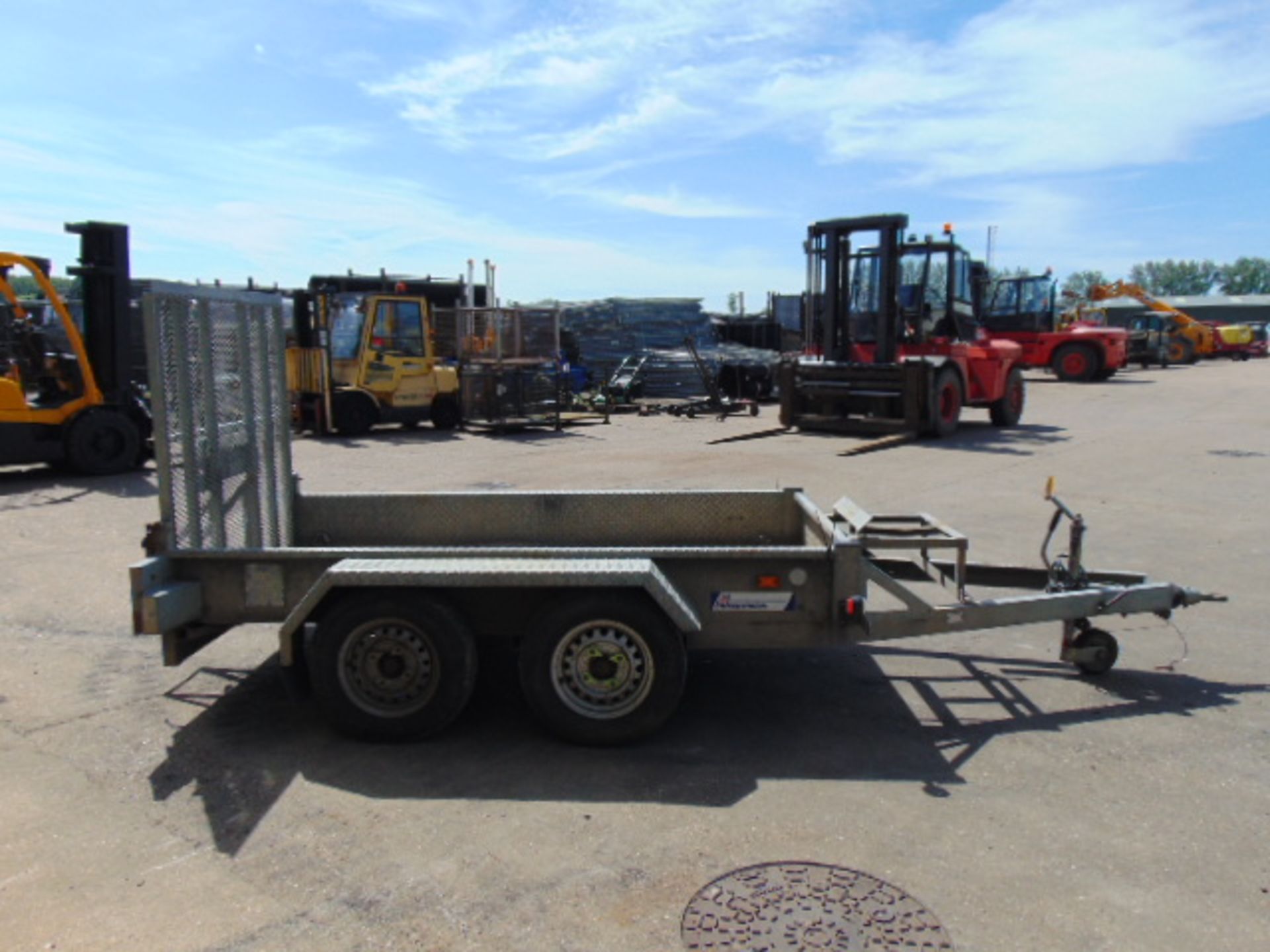Indespension 2.7 Tonne Twin Axle Plant Trailer c/w Ramps - Image 6 of 12