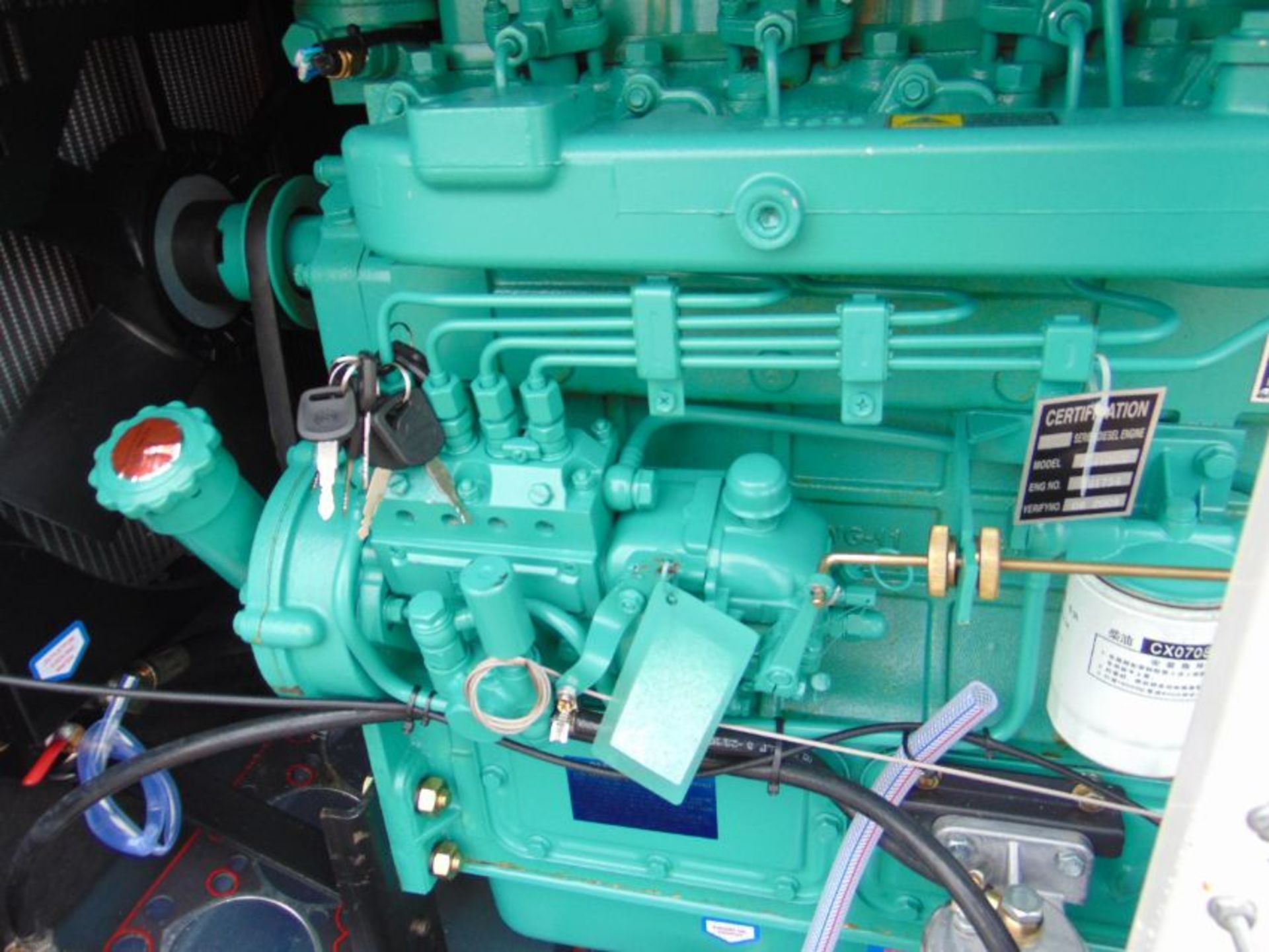 2020 UNISSUED 70 KVA 3 Phase Silent Diesel Generator Set - Image 11 of 19