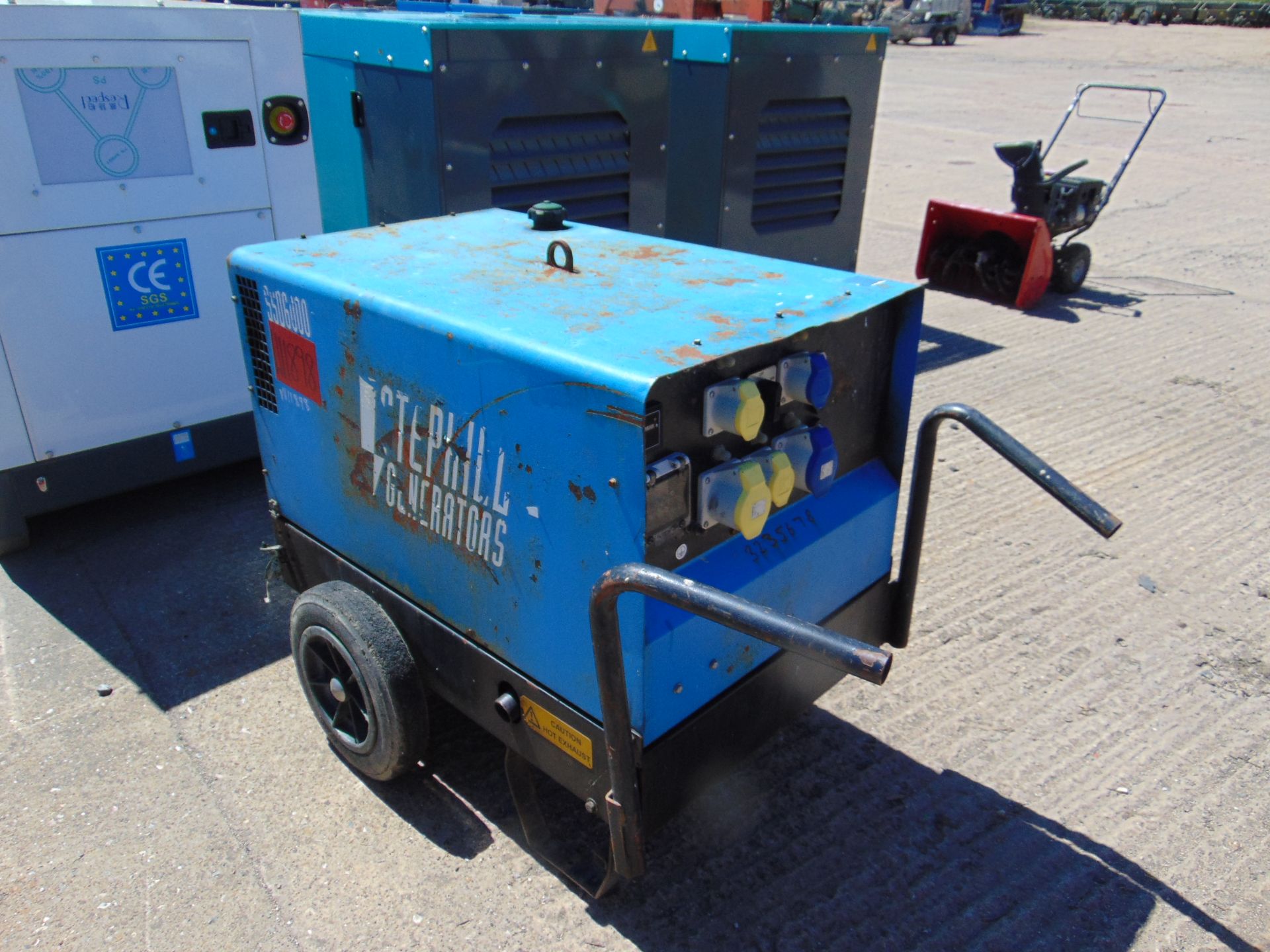 STEEPHILL 6KVA 240/110 DIESEL GENERATOR - Image 3 of 6