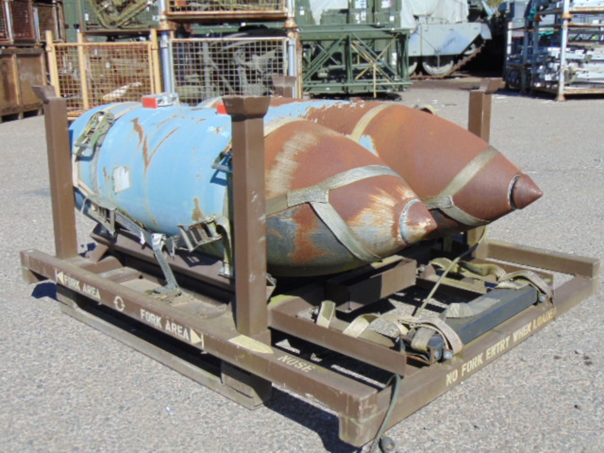 2 x RAF Harrier 1000lb Practice Bombs - Image 3 of 7