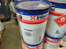 1 x Unissued 20L International Intersmooth 7460HS Anti Fouling Paint Brown