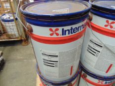 1 x Unissued 20L International Intersmooth 7460HS Anti Fouling Paint Red