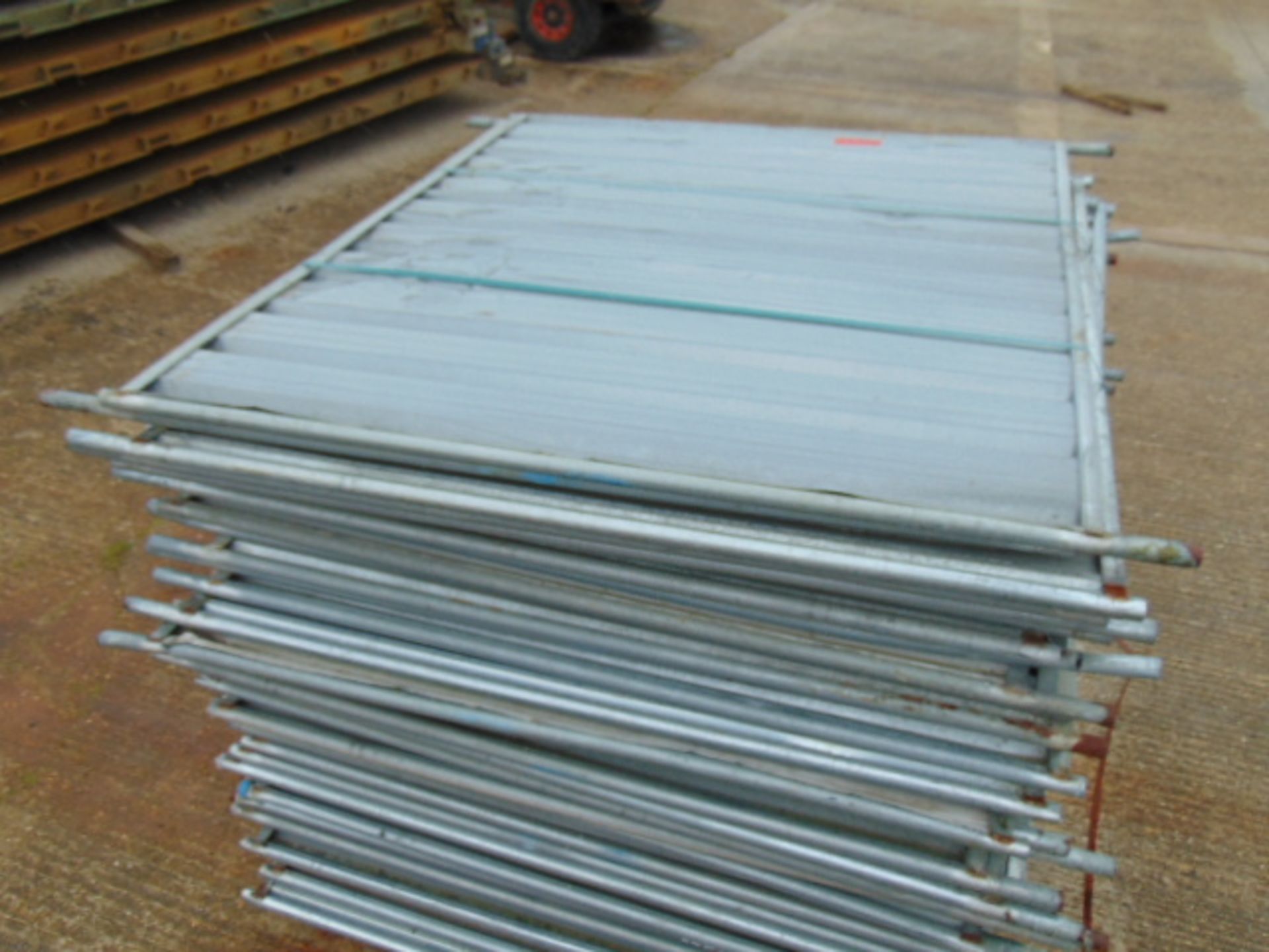 41 x Heras Style Hoarding / Security Fencing Panels 2.15m x 2m - Image 2 of 3