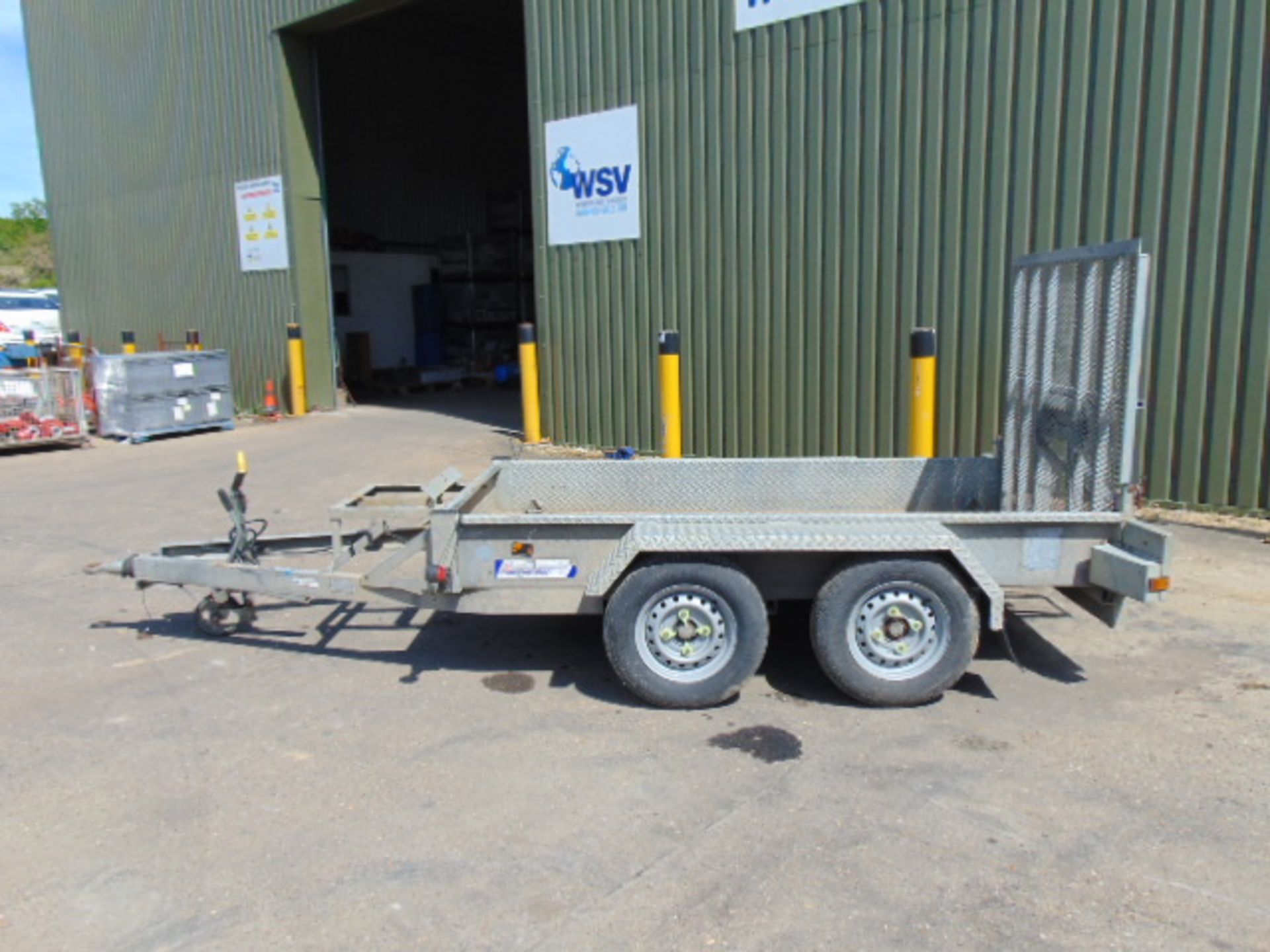 Indespension 2.7 Tonne Twin Axle Plant Trailer c/w Ramps - Image 2 of 12