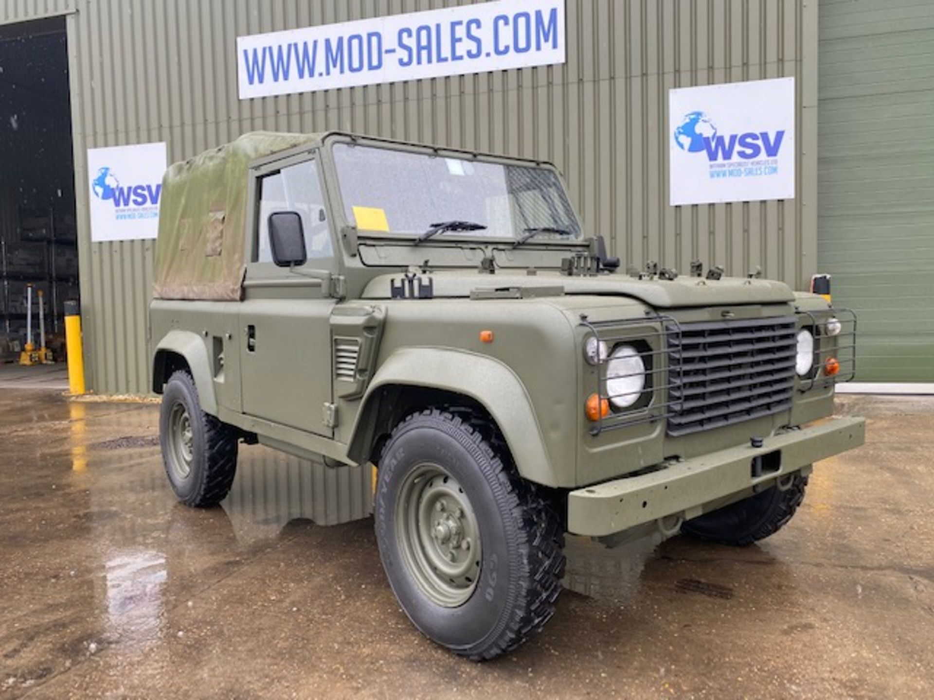 LAND ROVER 90 WOLF SOFT TOP RHD ONLY 3790 RECORDED KMS