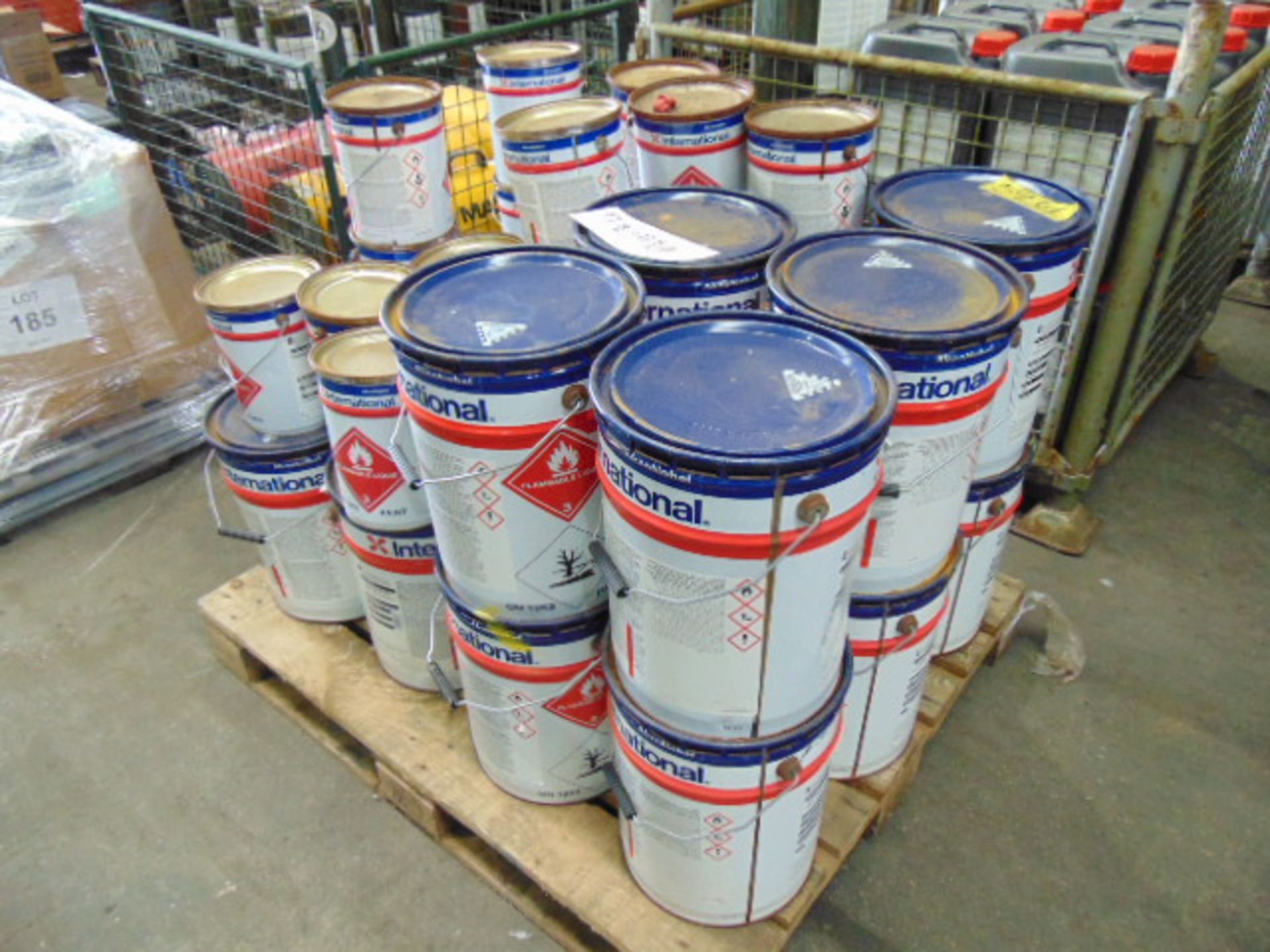 17 x Unissued 20L Tins of International Interguard 263 2 Pack Light Grey Epoxy Tie Coat Primer