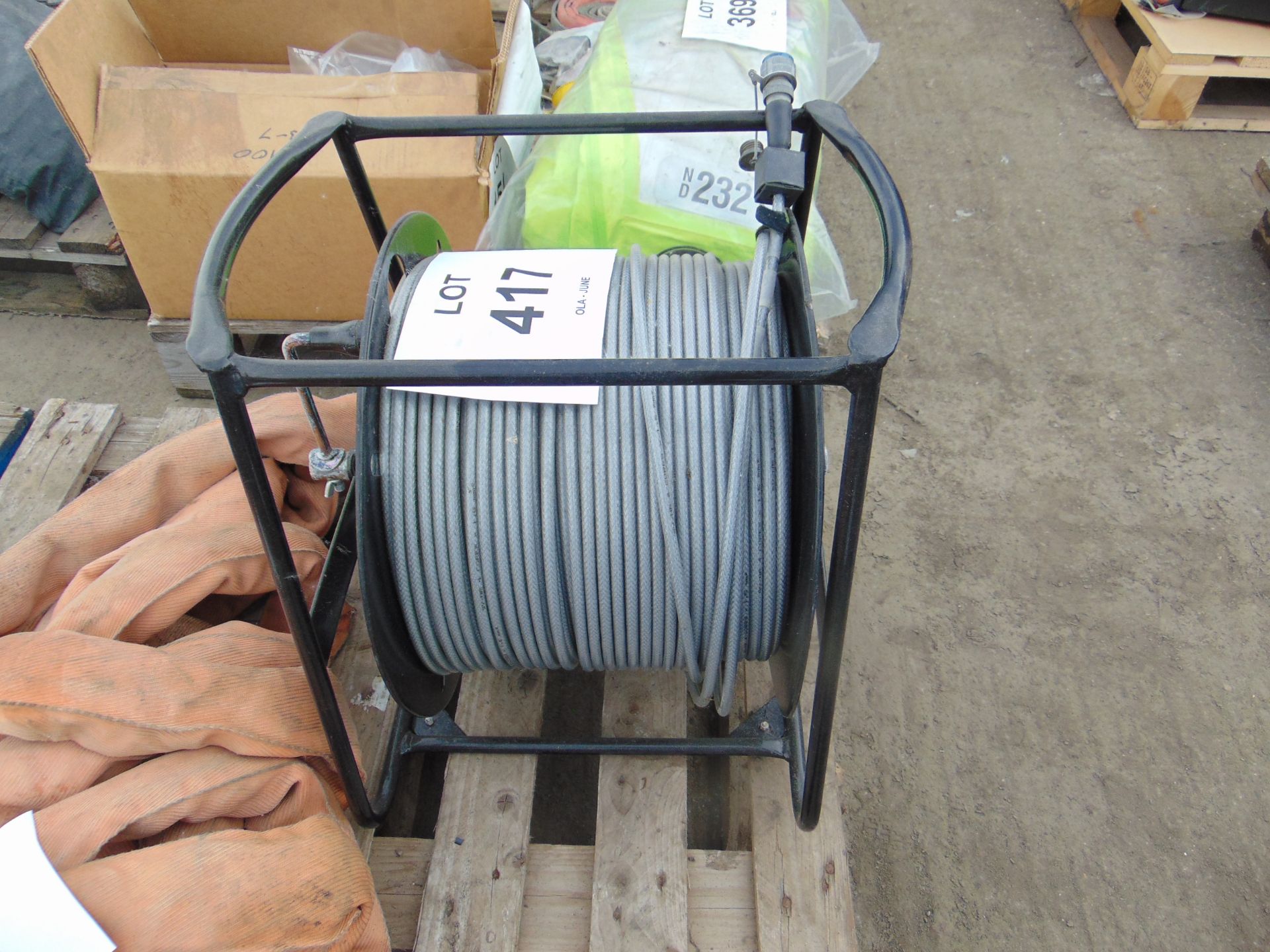 Cable Reel c/w Armoured Cable as shown