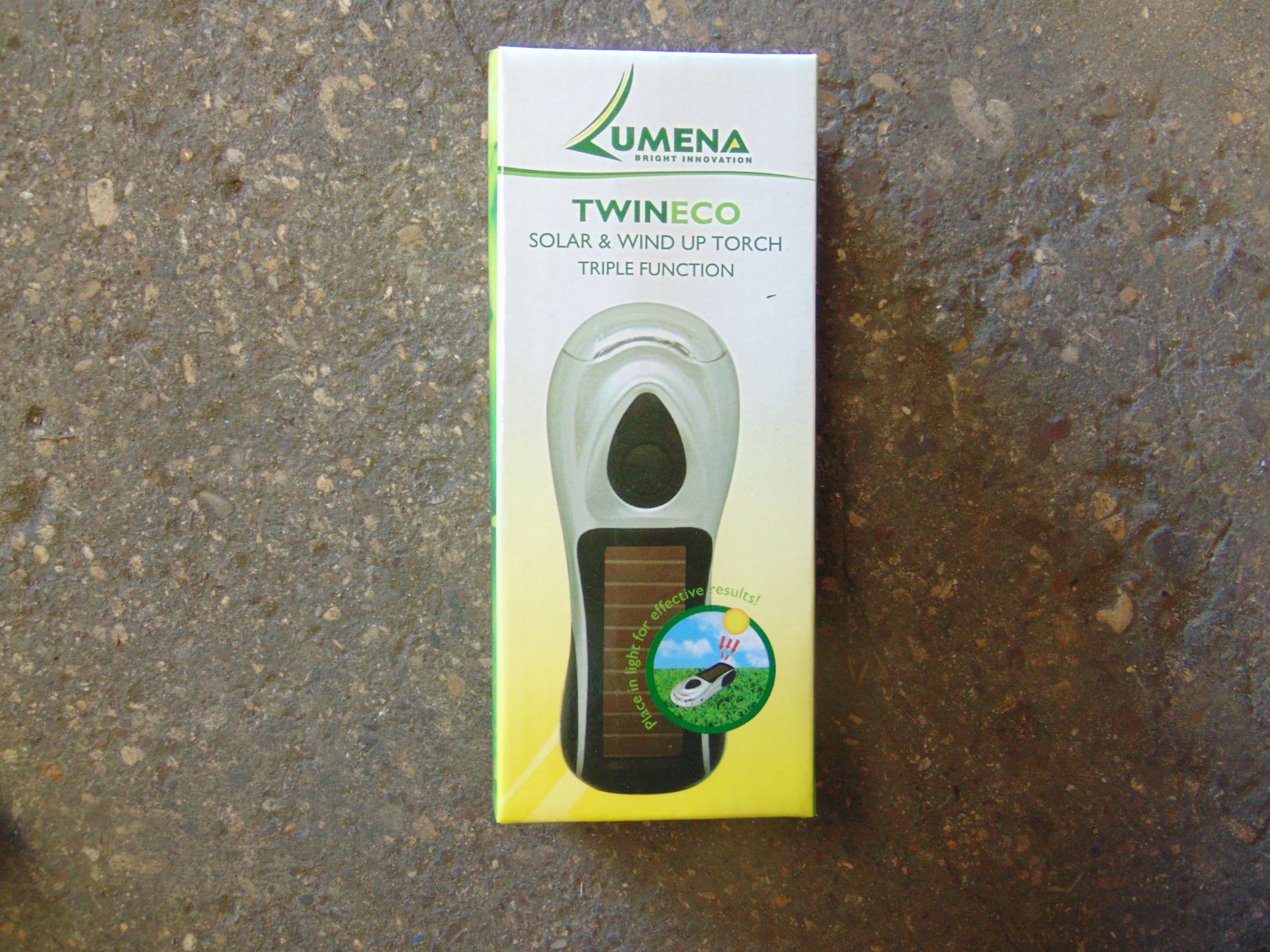 10X LUMENA TWINECO SOLAR AND WIND UP TRIPLE FUNCTION TORCH UNISSUED - Image 4 of 5