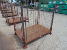 Steel Stacking Stillage with removeable sides and corner posts