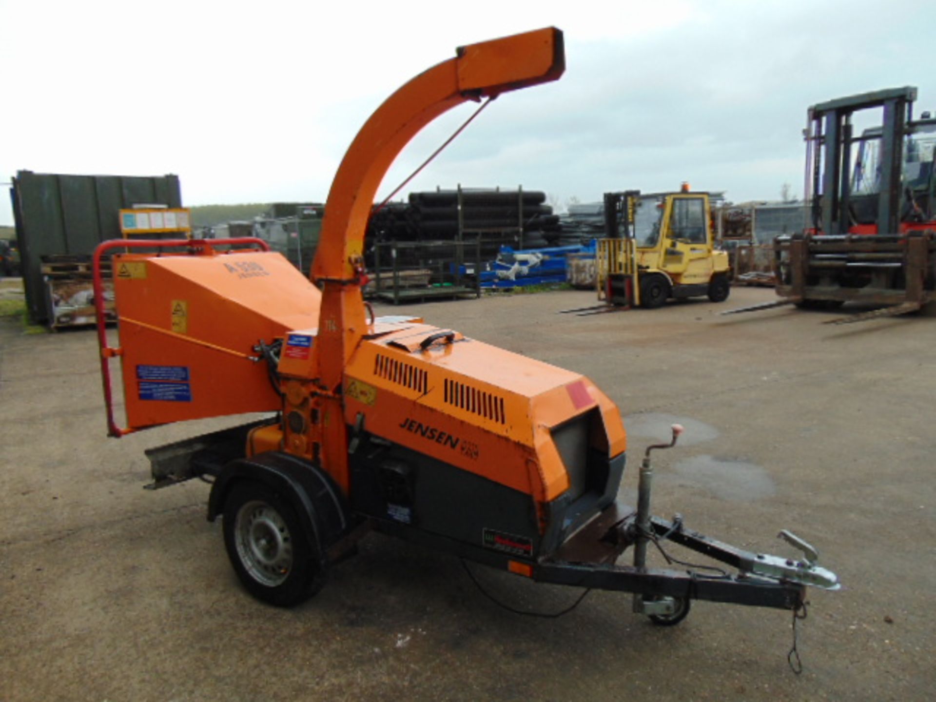 Jensen A530 Kubota Diesel Wood Chipper ONLY 665 HOURS! - Image 4 of 13