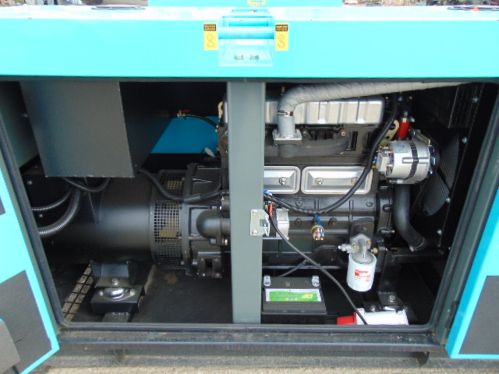 2020 UNISSUED 50 KVA 3 Phase Silent Diesel Generator Set - Image 12 of 22