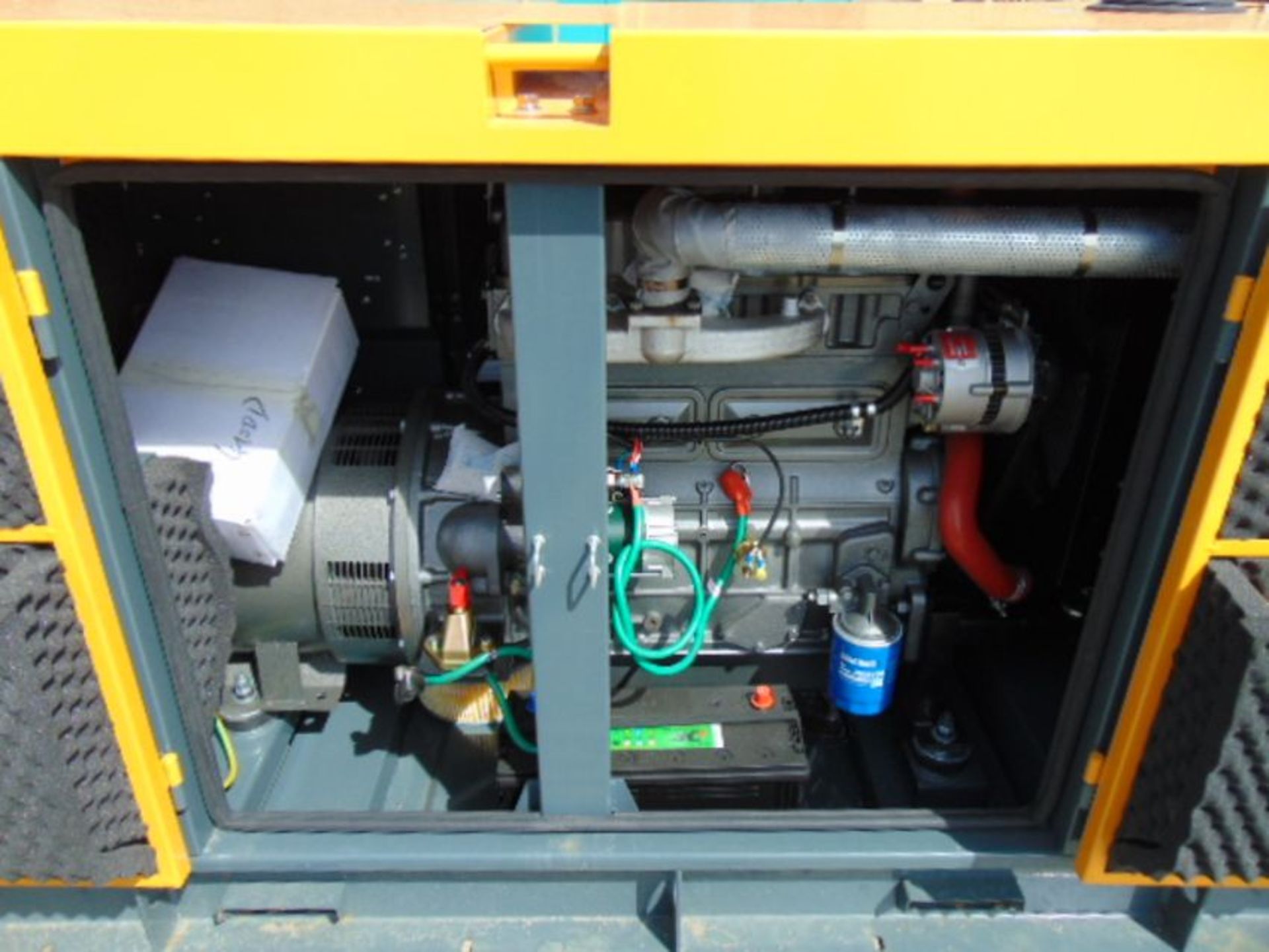 2020 UNISSUED 40 KVA 3 Phase Silent Diesel Generator Set. This generator is 3 phase 380 volt 50 Hz - Image 12 of 19
