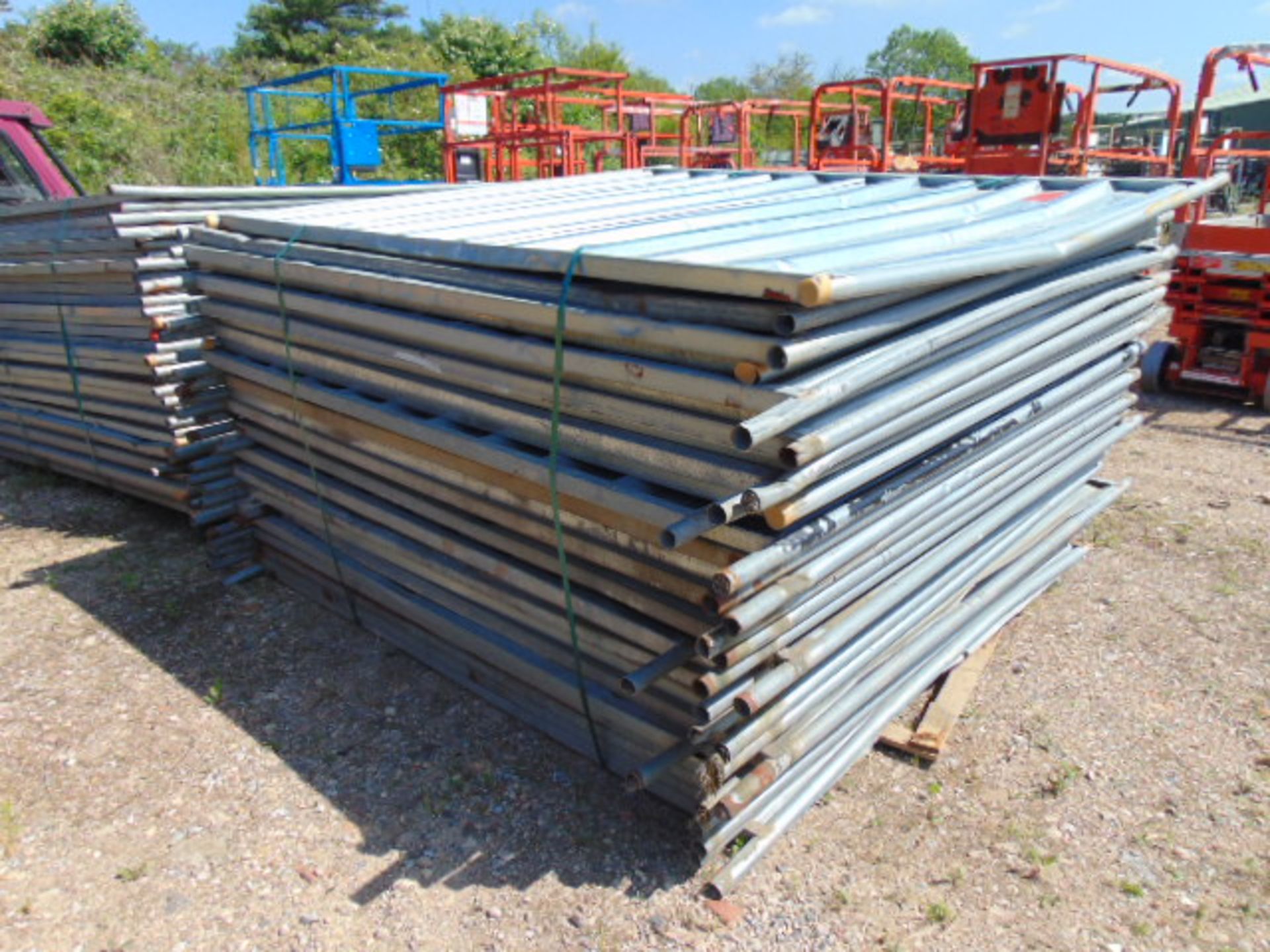 30 x Heras Style Hoarding / Security Fencing Panels 2.15m x 2m