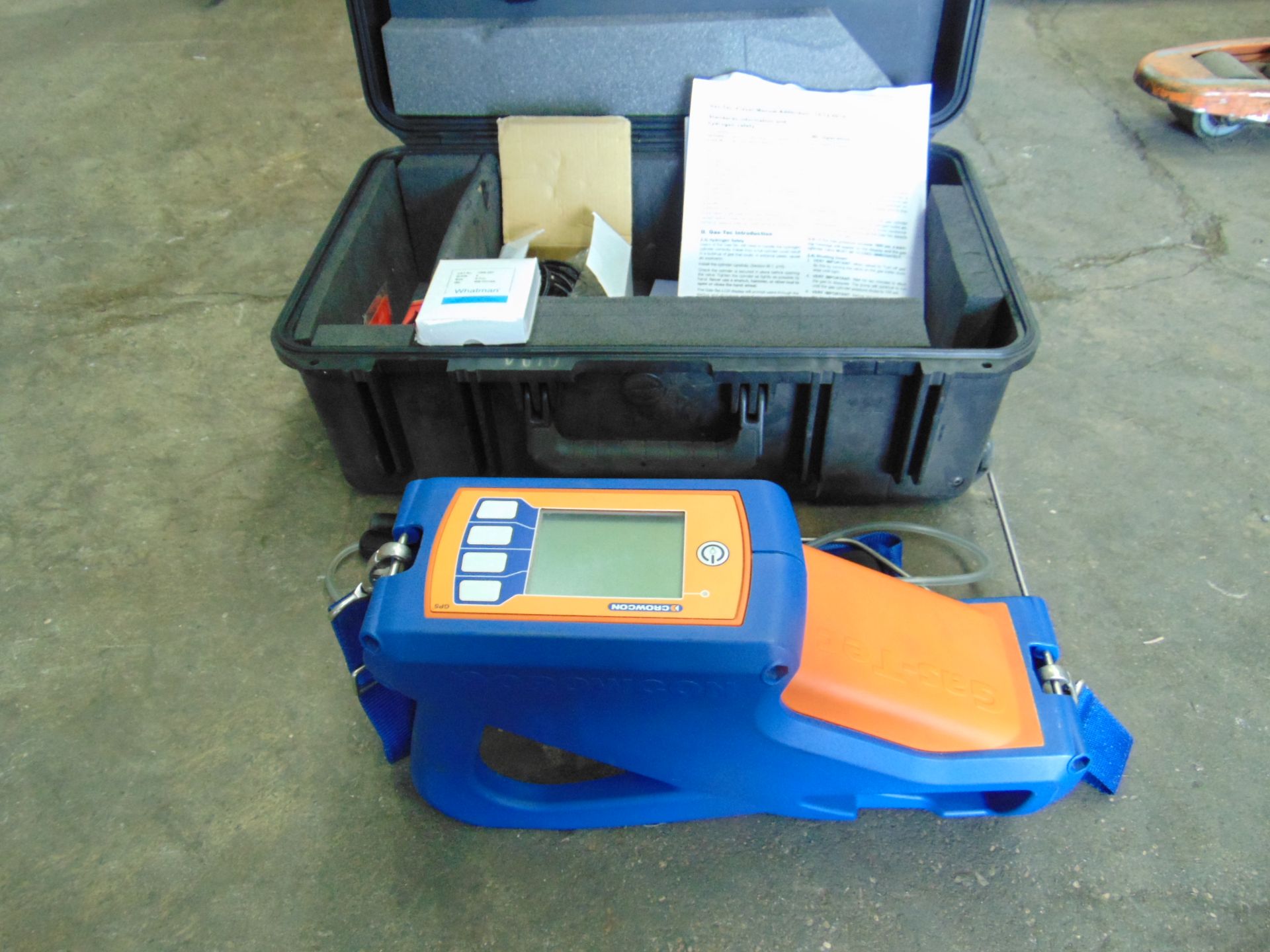 CROWCON GAS-TEC MK5 FID HYDROCARBON GAS DETECTOR IN PELLI CASE