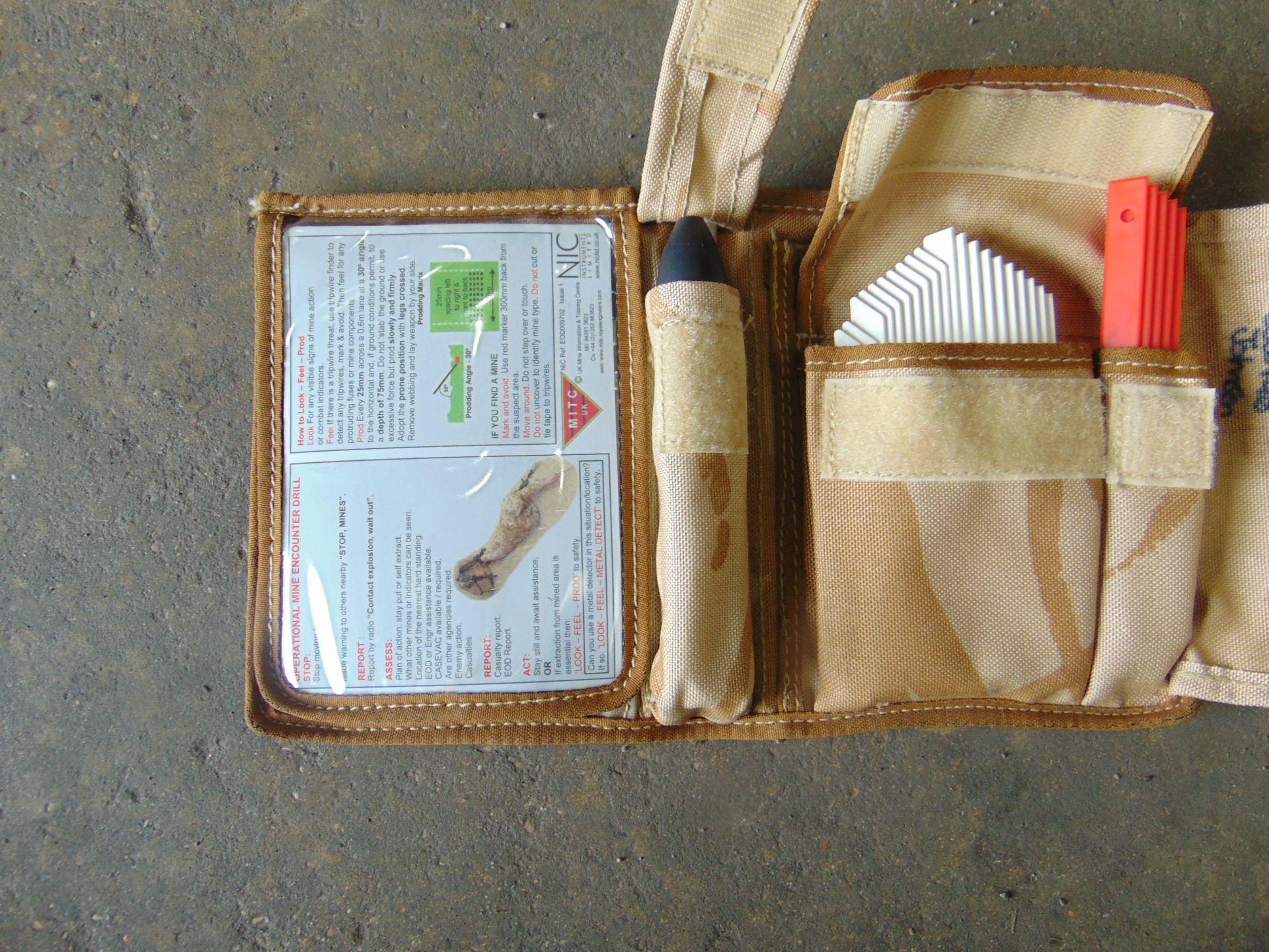 3 x UNUSED PERSONAL MINE EXTRACTION KIT GENUINE GULF WAR ISSUE - Image 4 of 4