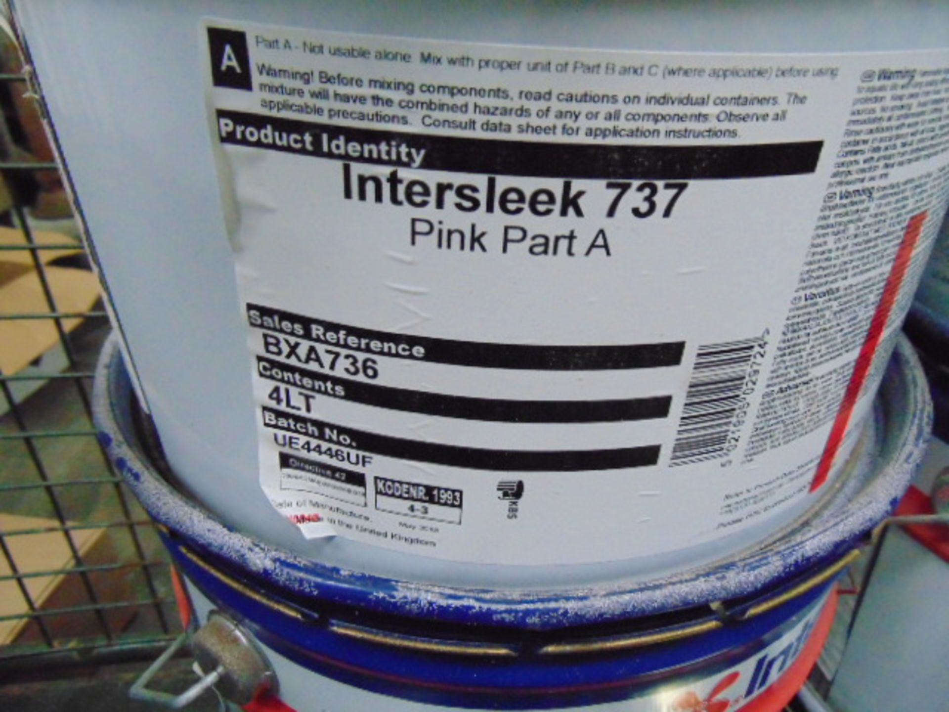 22 x Unissued International Intersleek 737 Silicone Elastomer Foul Release Tie Coat Primer as shown - Image 2 of 4