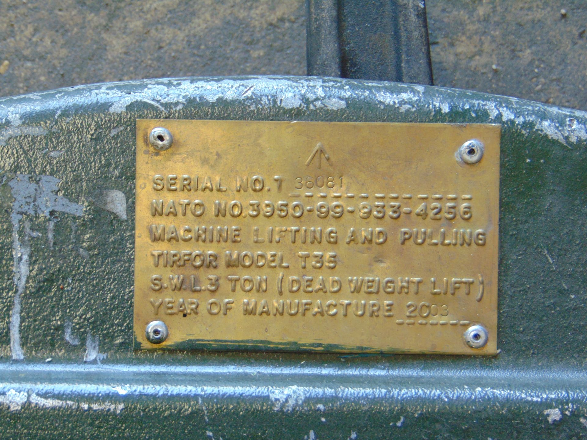 TIRFOR T35 WINCH - Image 5 of 5