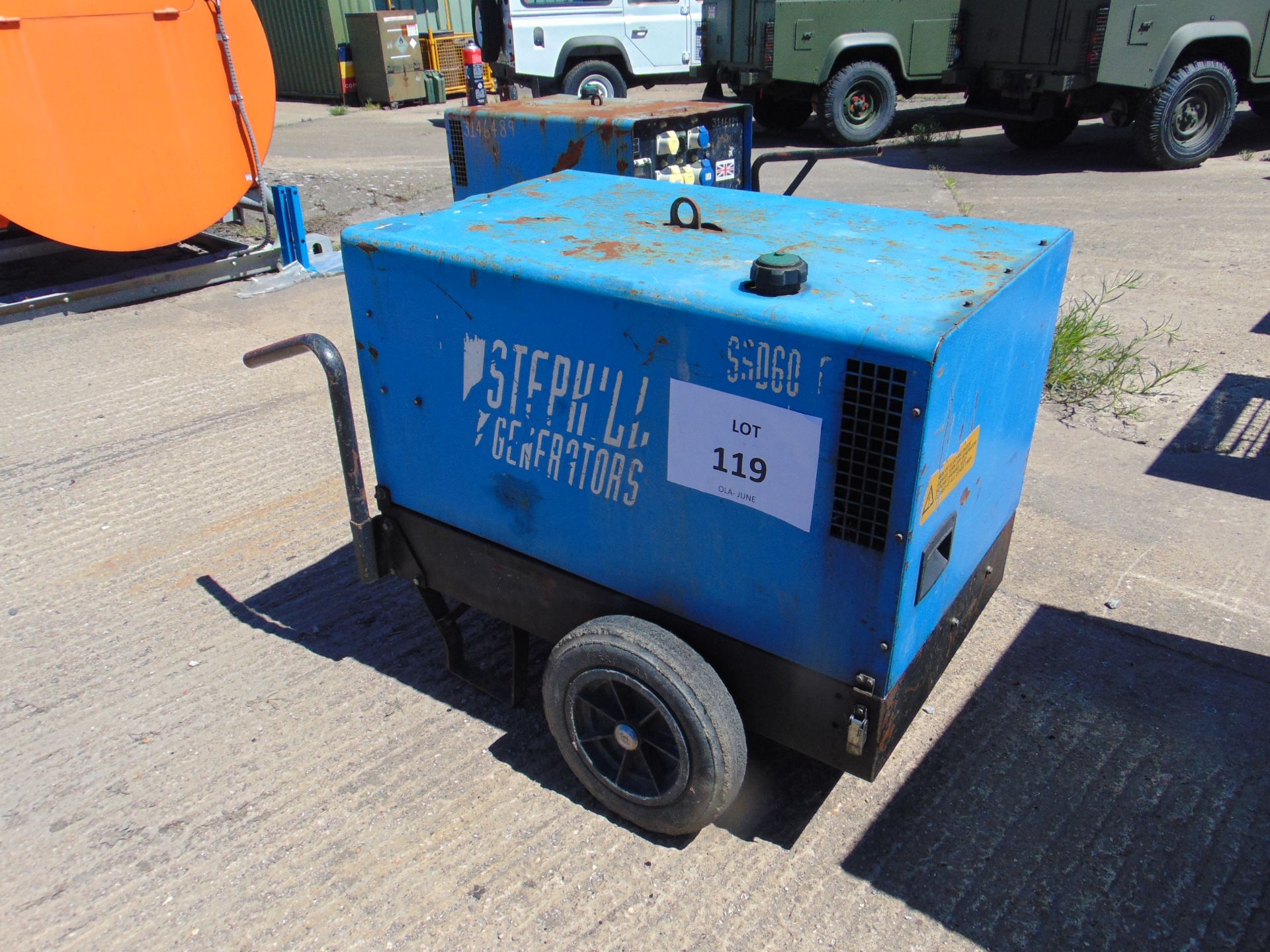 STEEPHILL 6KVA 240/110 DIESEL GENERATOR