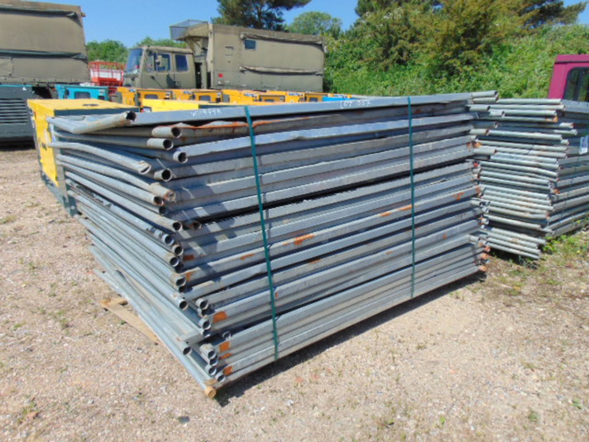 30 x Heras Style Hoarding / Security Fencing Panels 2.15m x 2m - Image 3 of 4