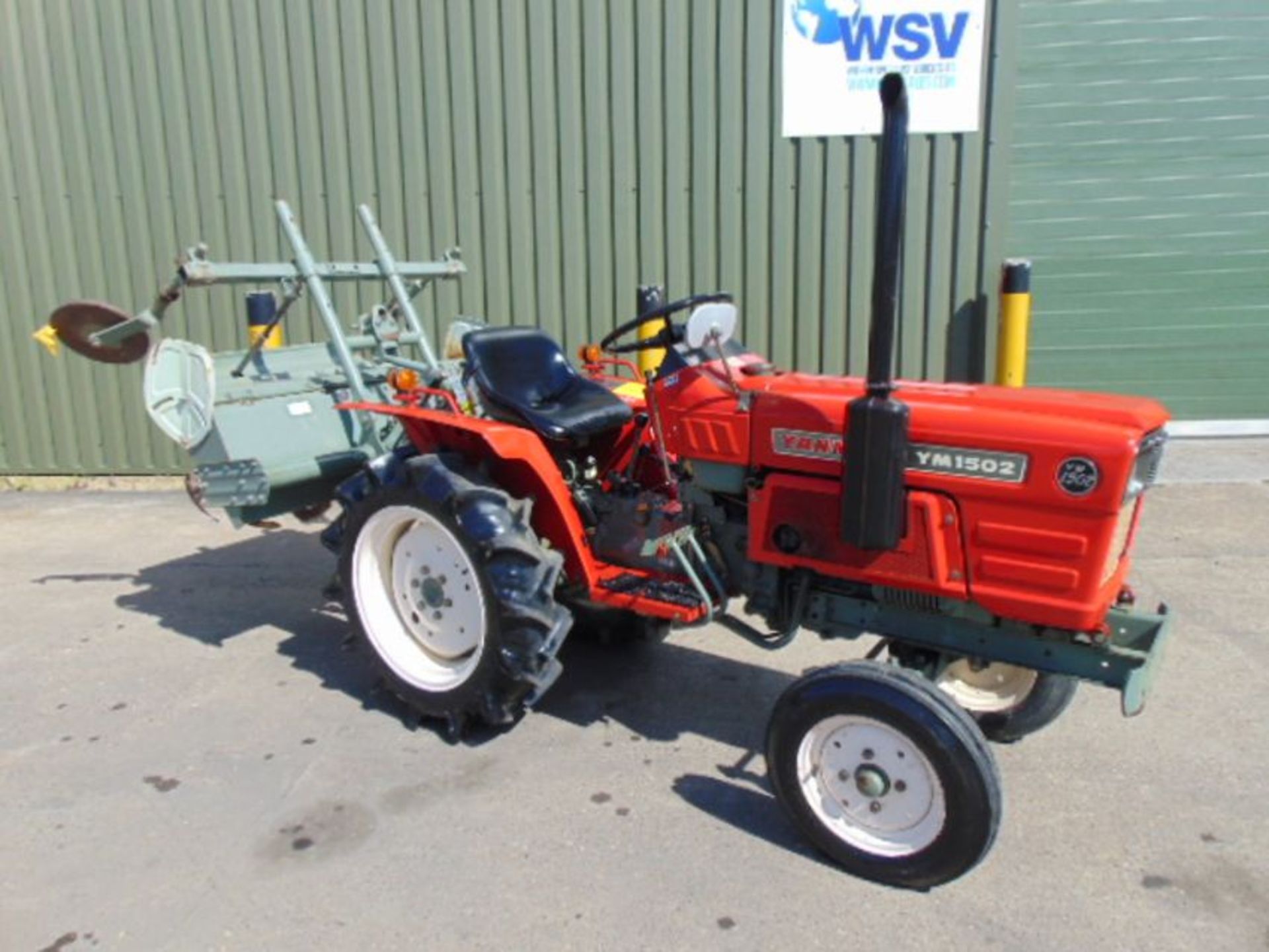 Yanmar YM1502 Compact Tractor c/w Rotavator ONLY 600 HOURS!