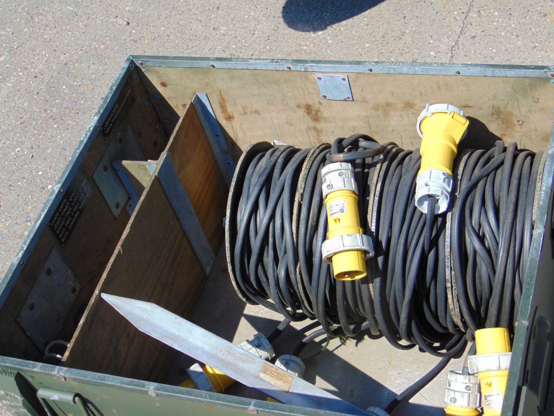 4X EXTENSION LEADS IN TRANSIT CASE - Image 3 of 4