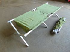 2 x light weight British Army Folding Camp Beds