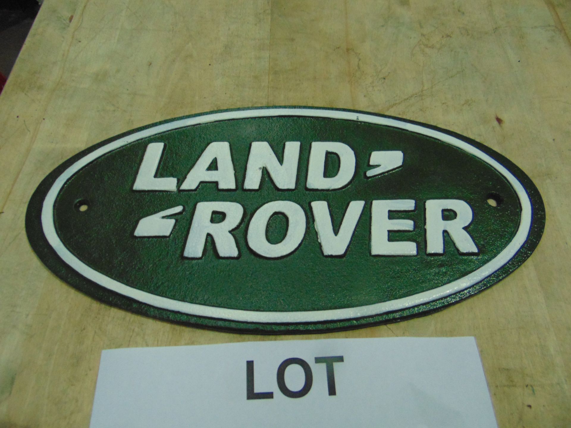 CAST IRON LAND ROVER SIGN *NEW* - Bild 2 aus 3