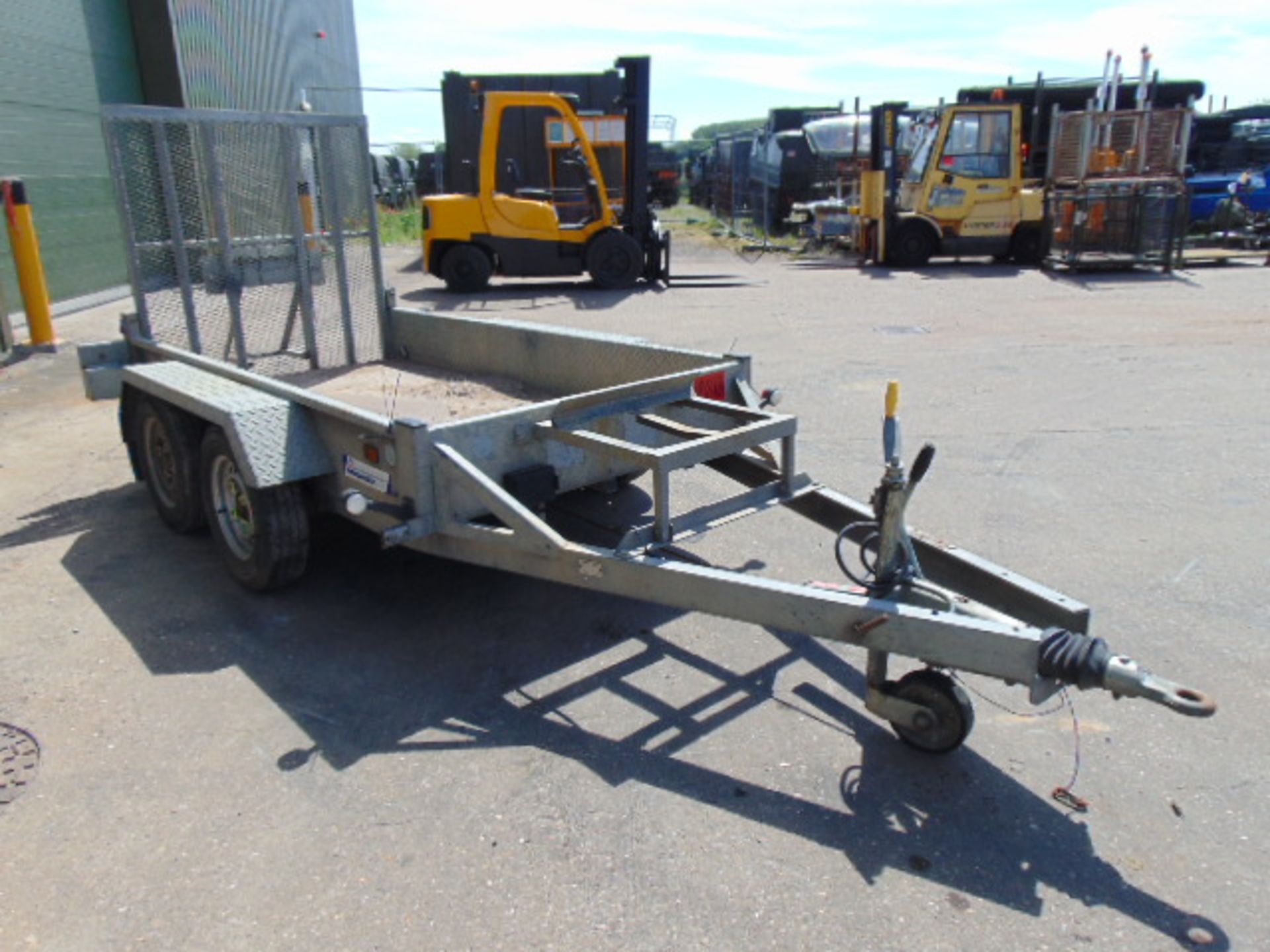 Indespension 2.7 Tonne Twin Axle Plant Trailer c/w Ramps - Image 7 of 12